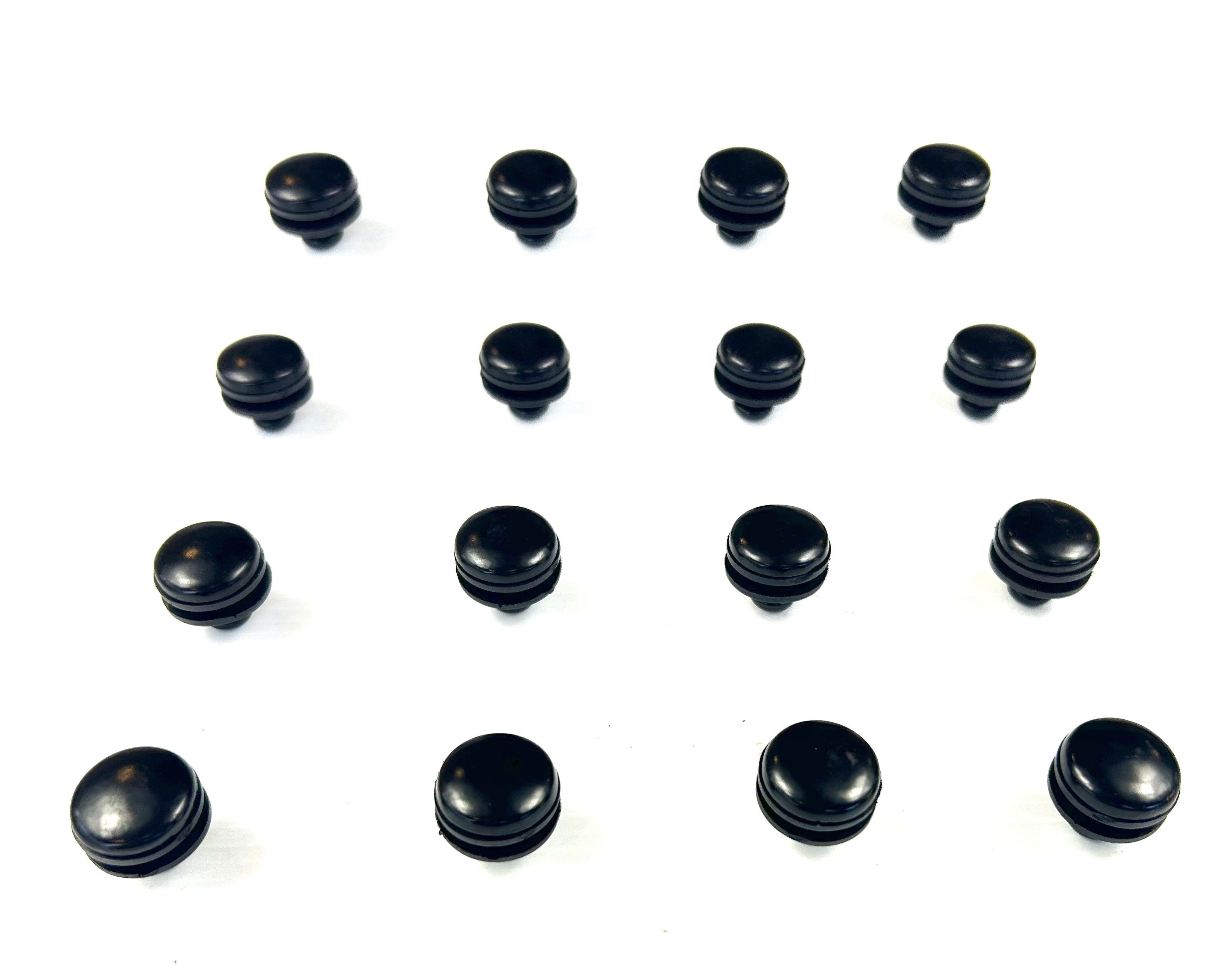 Aeroklas Canopy 16 x Canopy Glass Window Black Round Head Mounting Bolts