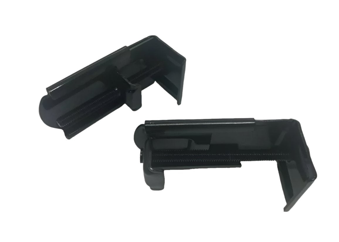 Clamps 2 x Black Metal Canopy Ute Mounting Fitting Kit Removable G-Clamp Ute Tub