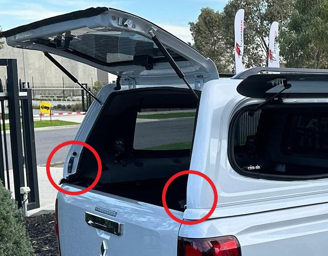 Sammitr SMM V2 Plus Canopy Rear Window Lock Strikers Number #7 HardTop