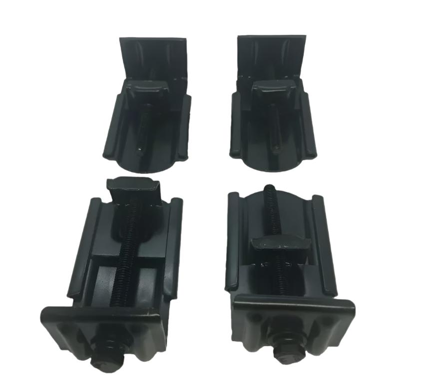 FG Ford Falcon Clamps 4 x Black Metal Canopy Ute Mounting Fitting Kit Removable G-Clamp Ute Tub