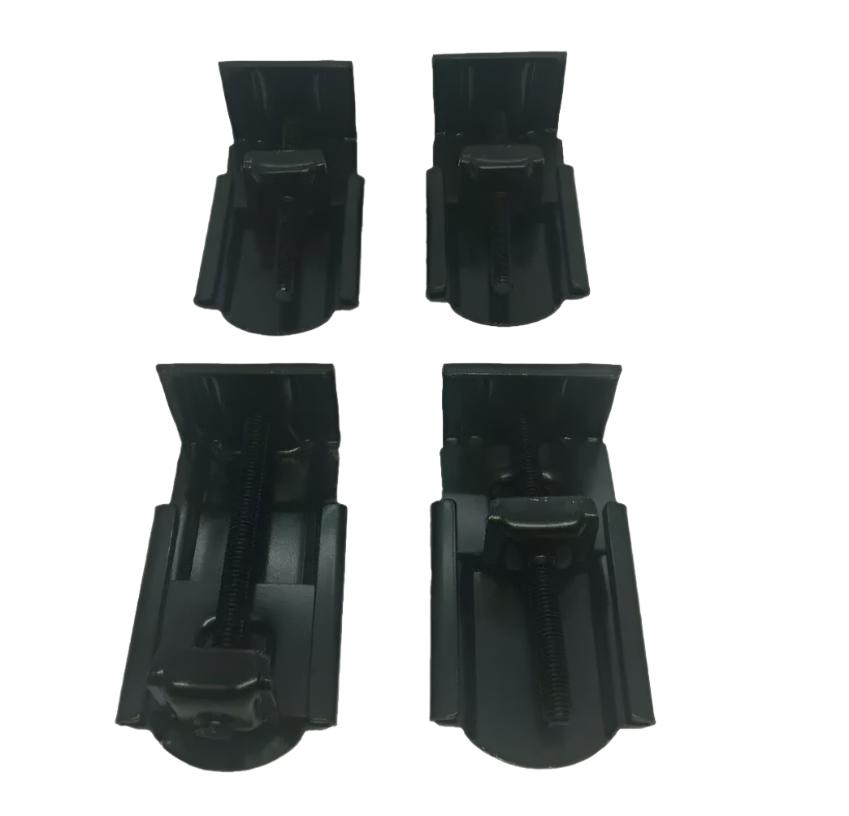 Clamps 4 x Black Metal Canopy Ute Mounting Fitting Kit Removable G-Clamp Ute Tub