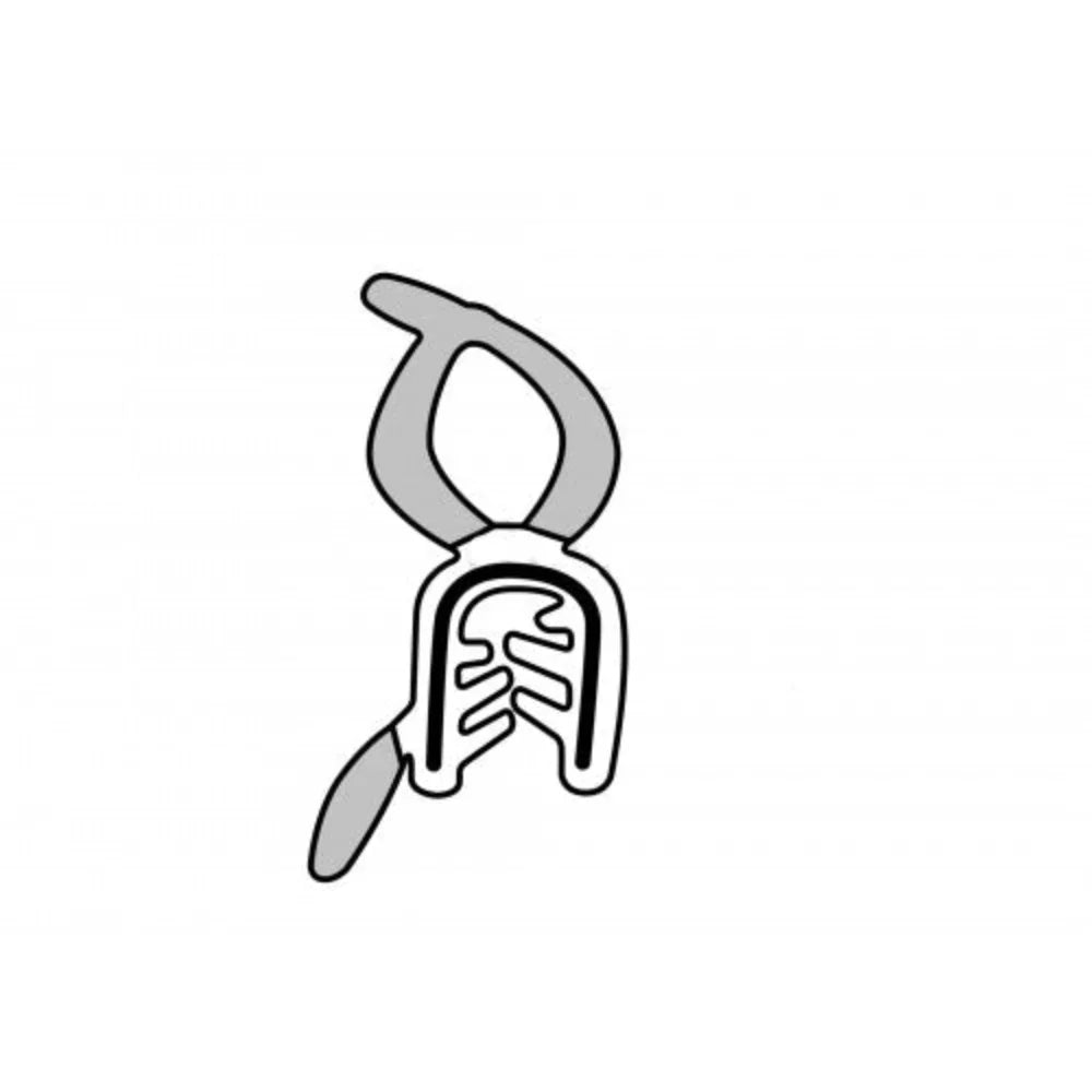 Carryboy Canopy Pinchweld Rubber Seal for Rear Glass Window Seal