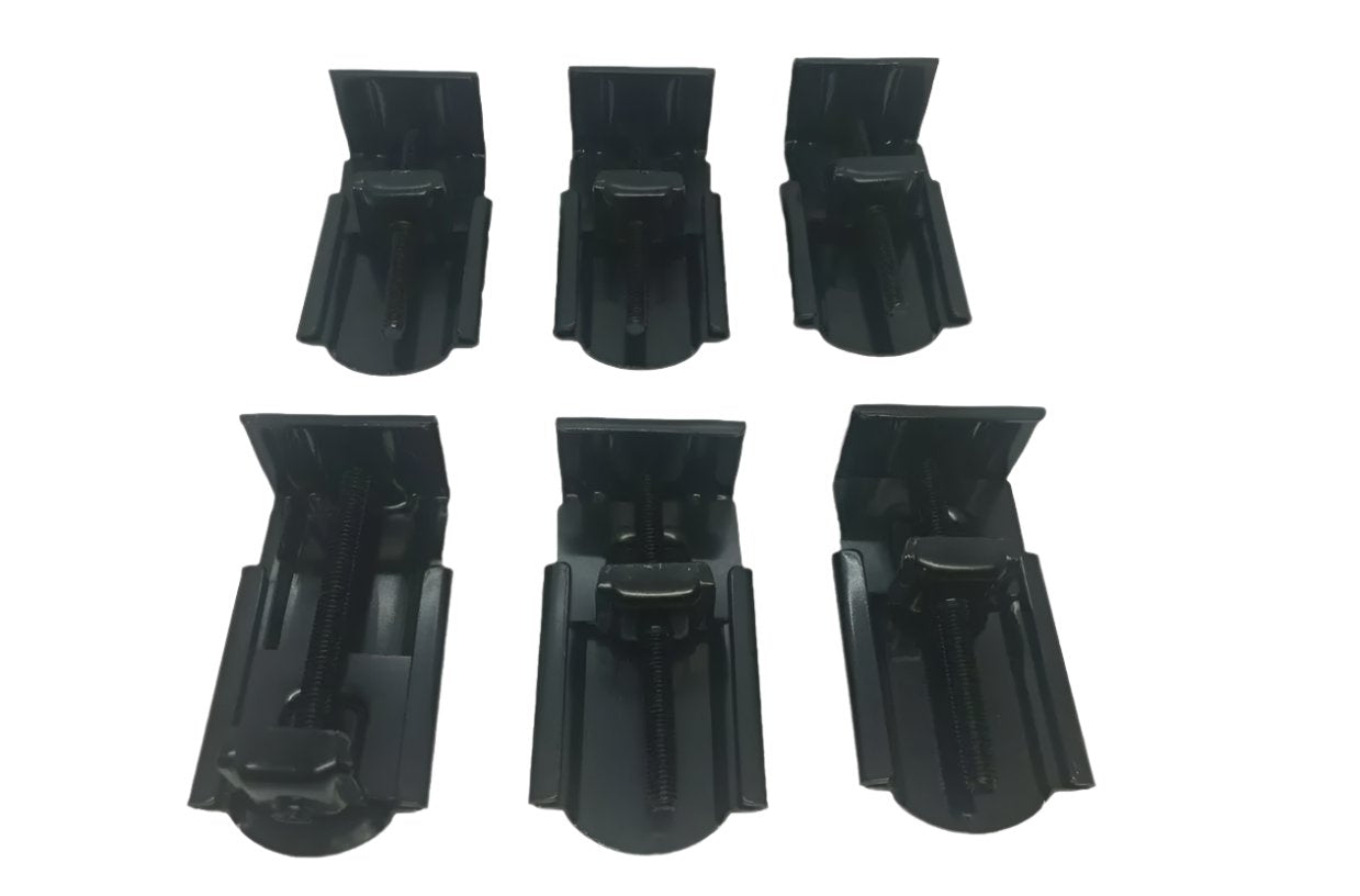 Clamps 6 x Black Metal Canopy Ute Mounting Fitting Kit Removable G-Clamp Ute Tub