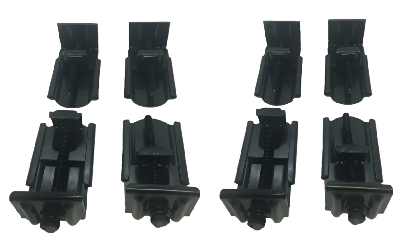 VU VY VZ VE VF Commodore Clamps 8 x Black Metal Canopy Ute Mounting Fitting Kit Removable G-Clamp Ute Tub