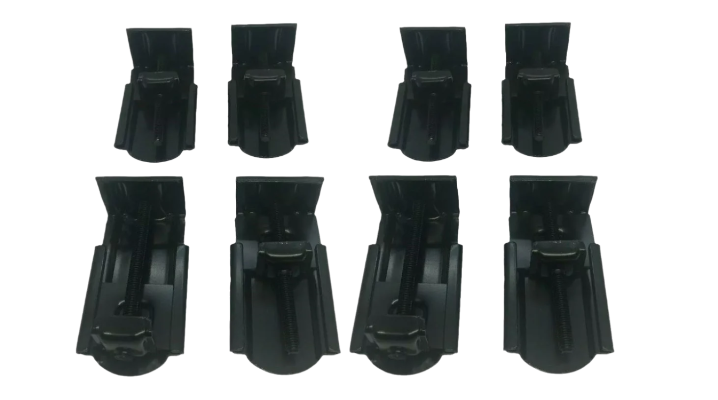 Clamps 8 x Black Metal Canopy Ute Mounting Fitting Kit Removable G-Clamp Ute Tub
