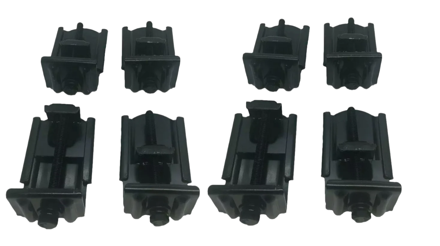 FG Ford Falcon Clamps 8 x Black Metal Canopy Ute Mounting Fitting Kit Removable G-Clamp Ute Tub