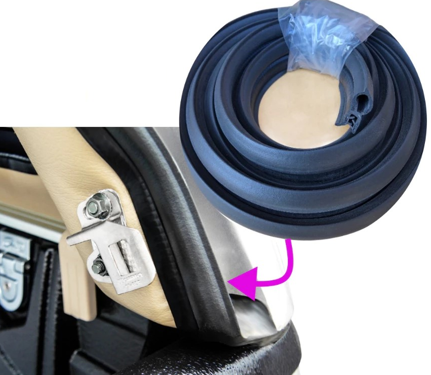 Alpha GSE GSX CME CMX Canopy Pinchweld Rubber Seal for Rear Glass Window Seal