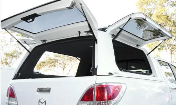 ALPHA GSX Canopy Rear Lift Up Window Door Pair of Hinges HardTop