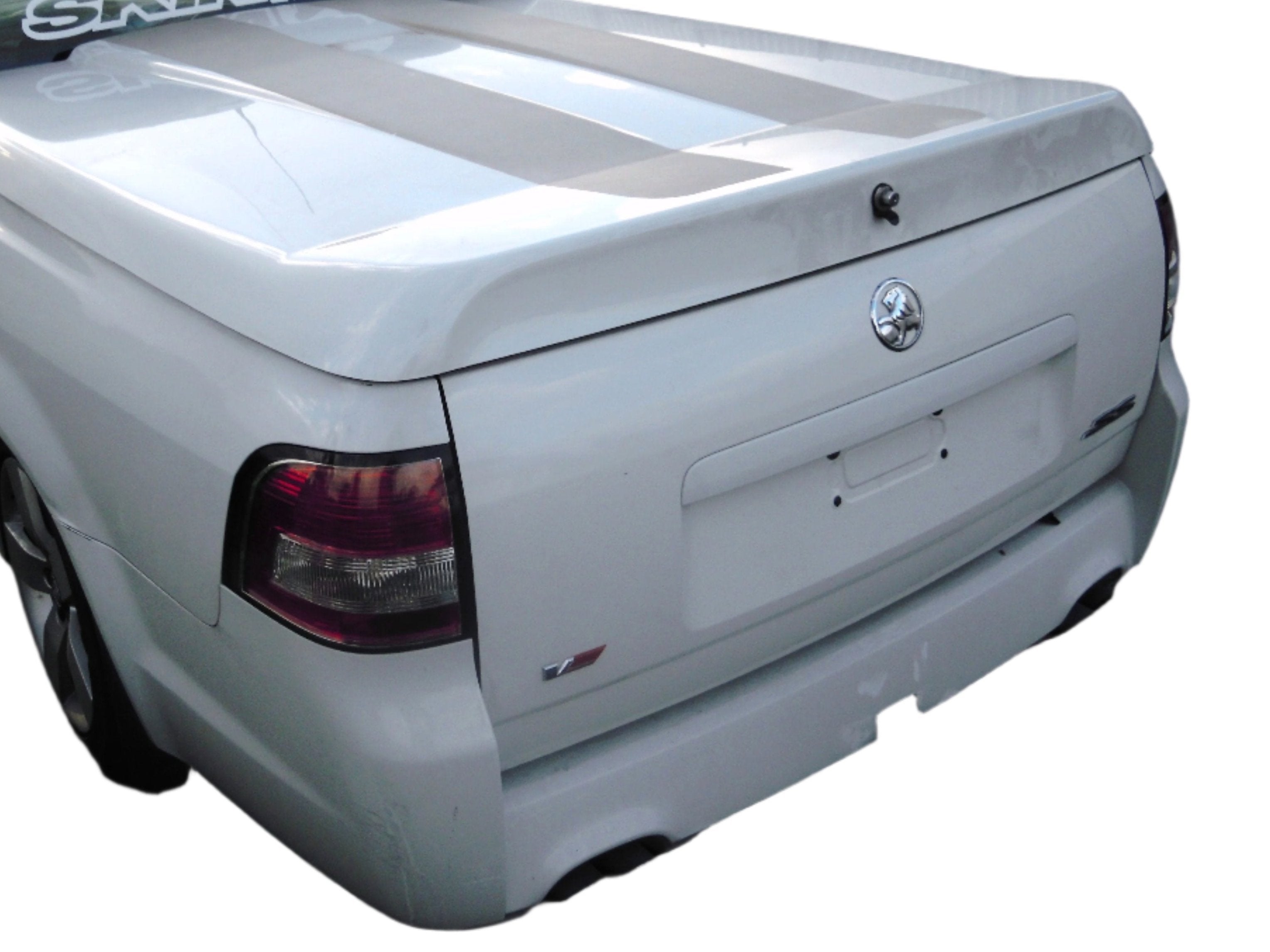 Mitsubishi ML MN Triton Aftermarket Push Button Ute Lid Lock fits EGR Lids with Shiny Plastic Underneath Lids