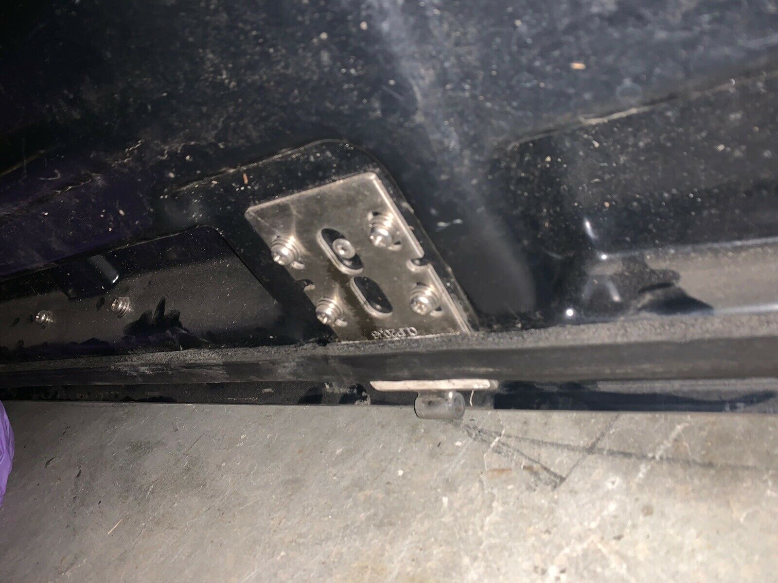 AU BA BF Ford Falcon fits EGR Ute Lid Male for Fitment onto Lid Hinges for Lids with Shiny Black Plastic Underneath Lids