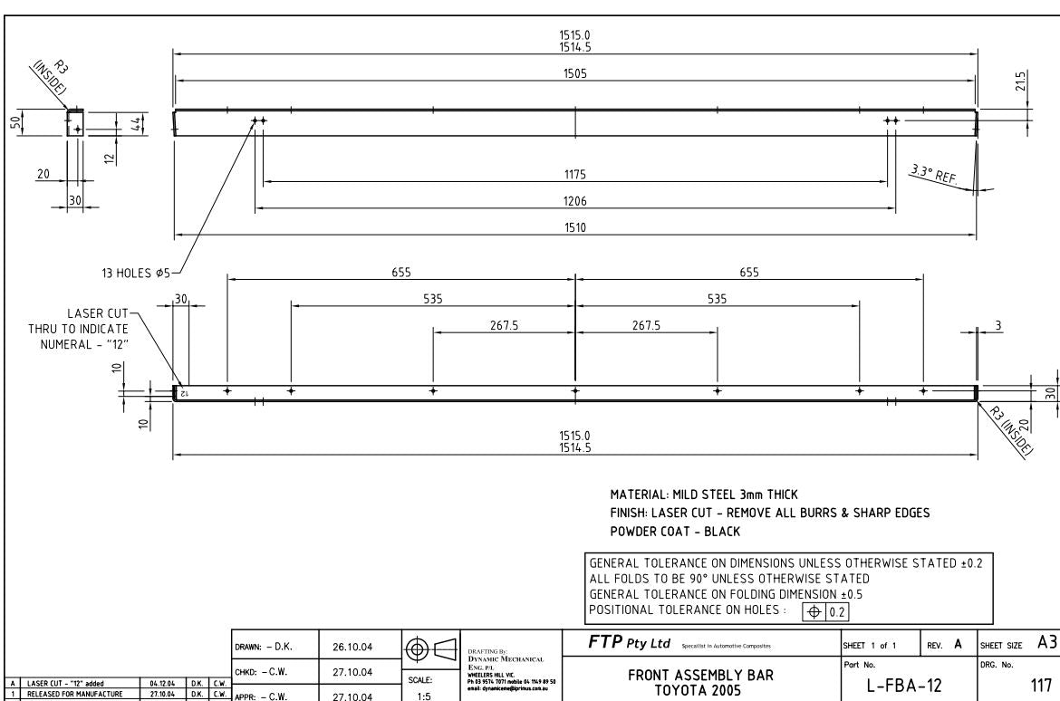 PX Ford Ranger Ute Lid Hinge Slots FEMALE for Carpeted Fibreglass Lids SET-A Hinges & Screws