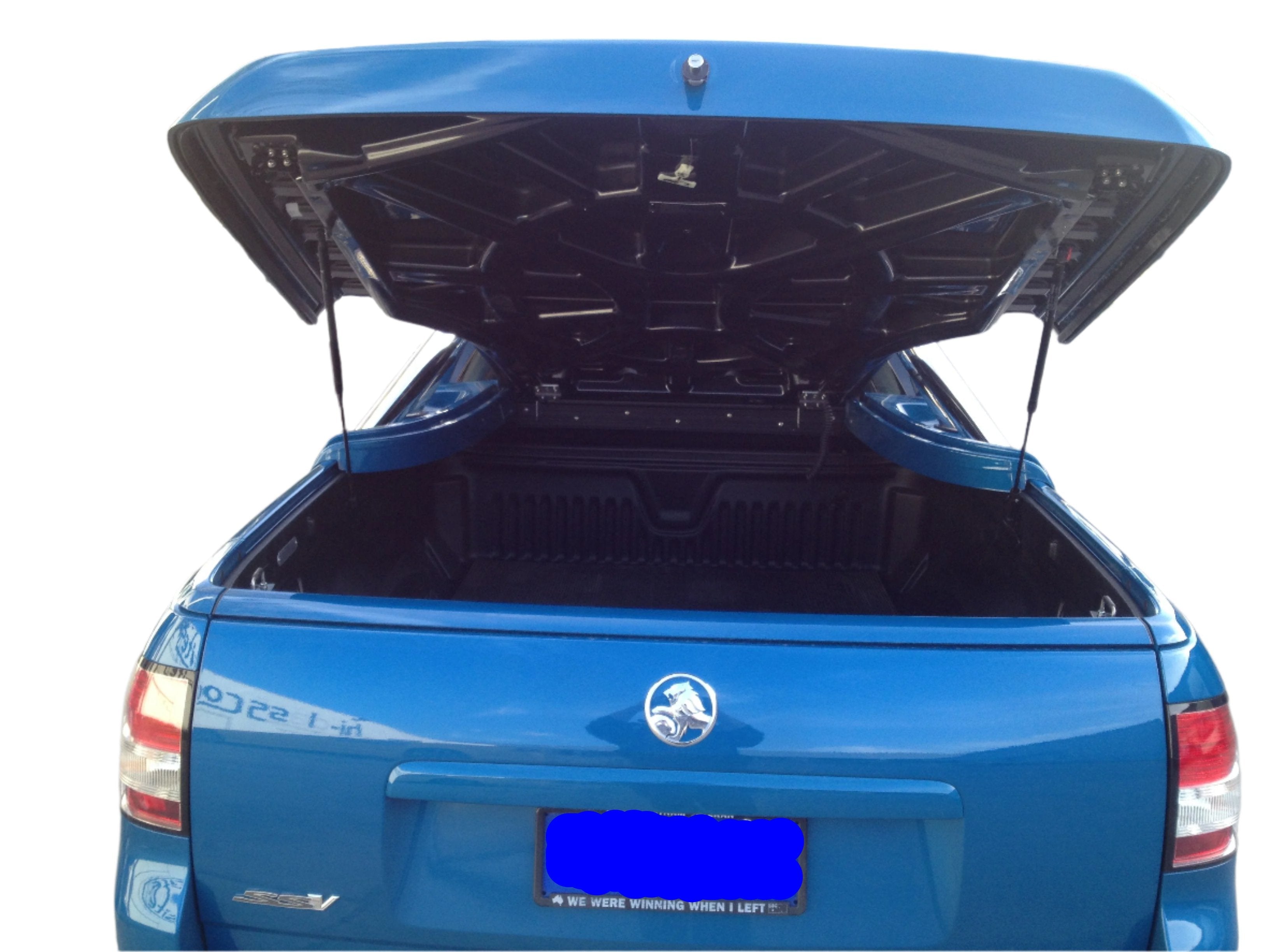 PJ PK Ford Ranger Genuine OEM Push Button Ute Lid Lock fits EGR Lids with Shiny Plastic Underneath Lids