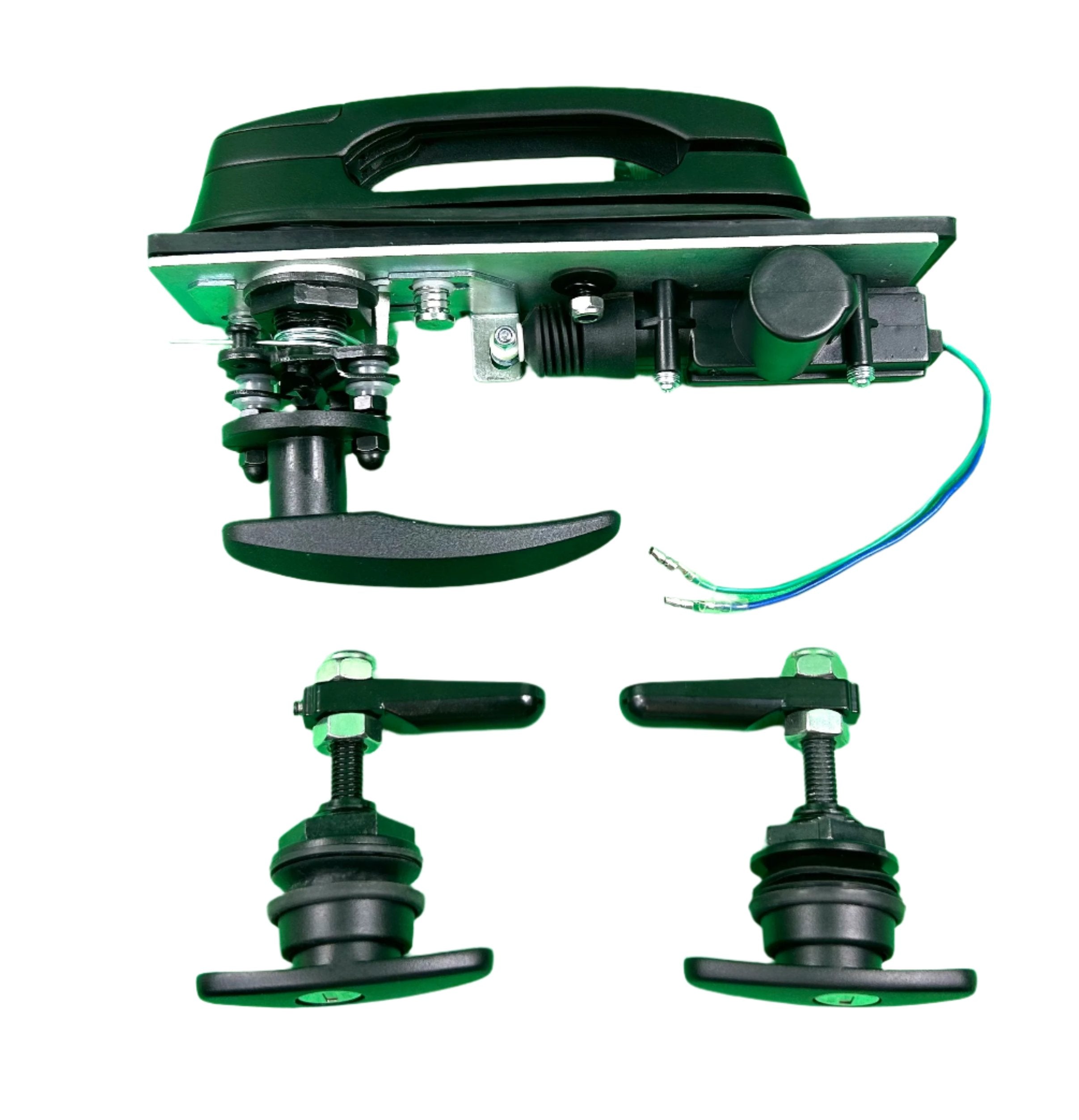 Flexiglass EDGE Canopy Replacement Central Locking Rear Window T Handle & 2 Side Window Locks 28-32mm Hole Size All Same key