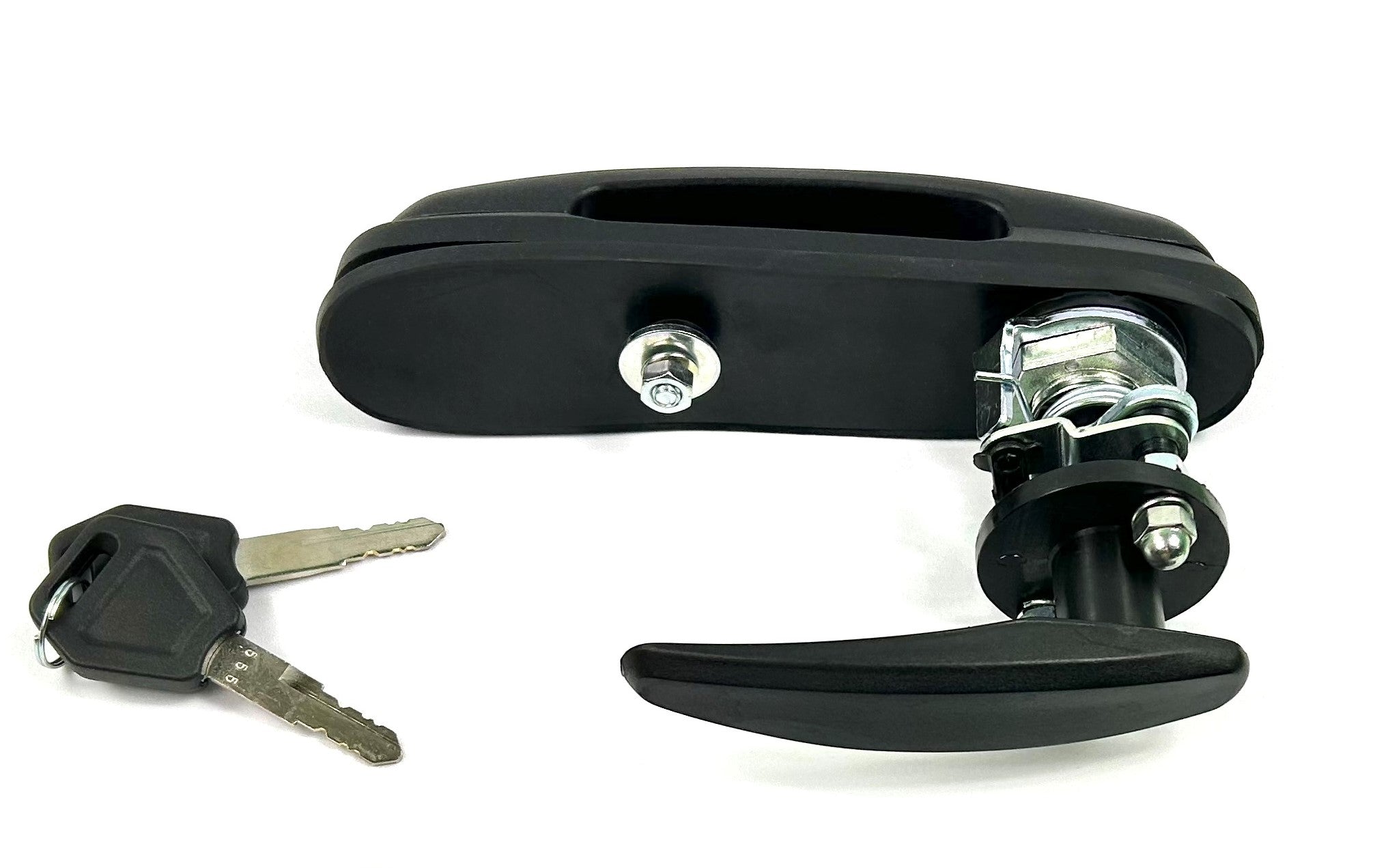Canopy Long Black Plastic Locking T-Handle Rear Window Handle Lock