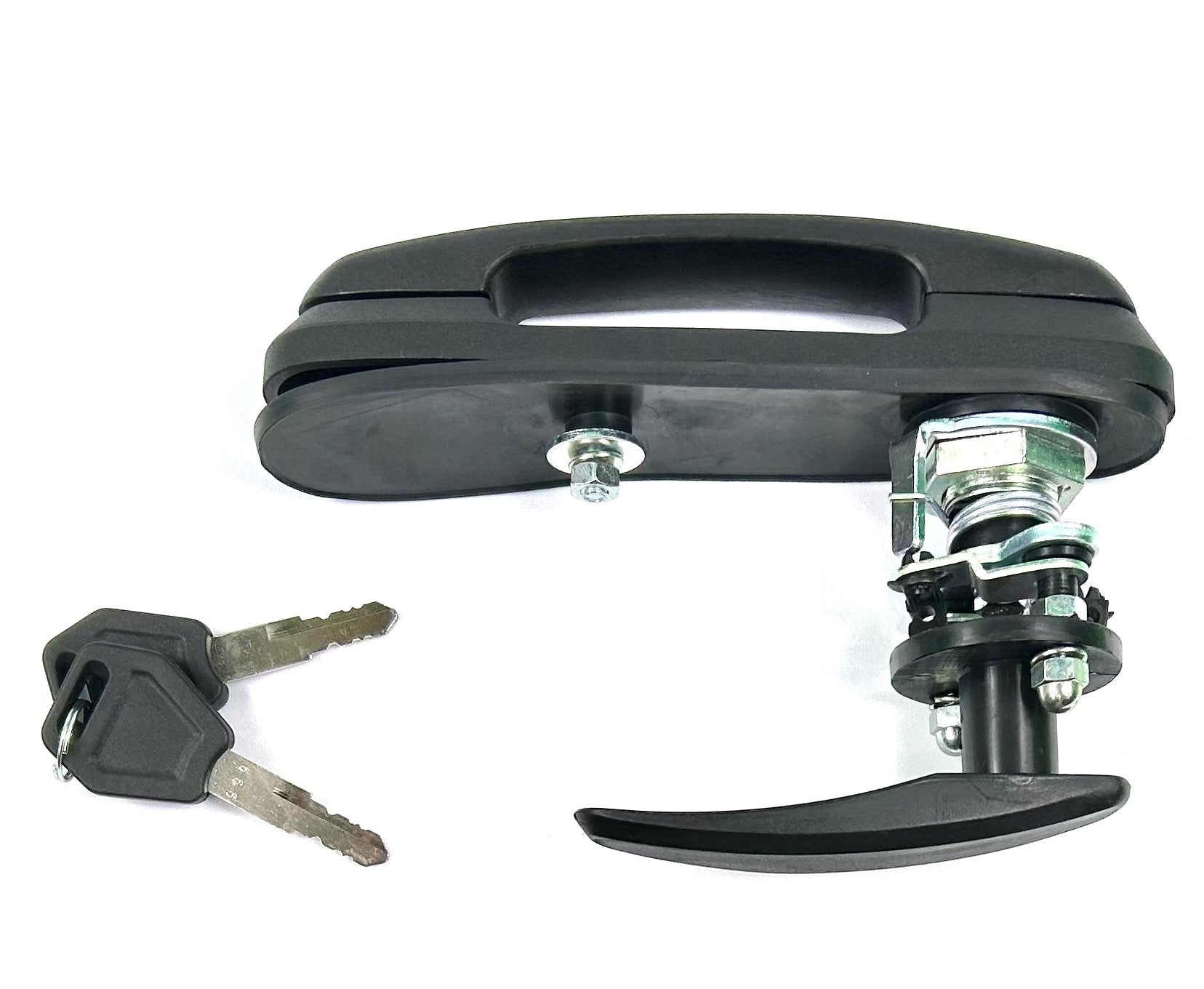 Ironman Canopy Replacement Long Black Plastic Locking T-Handle Rear Window Handle Lock