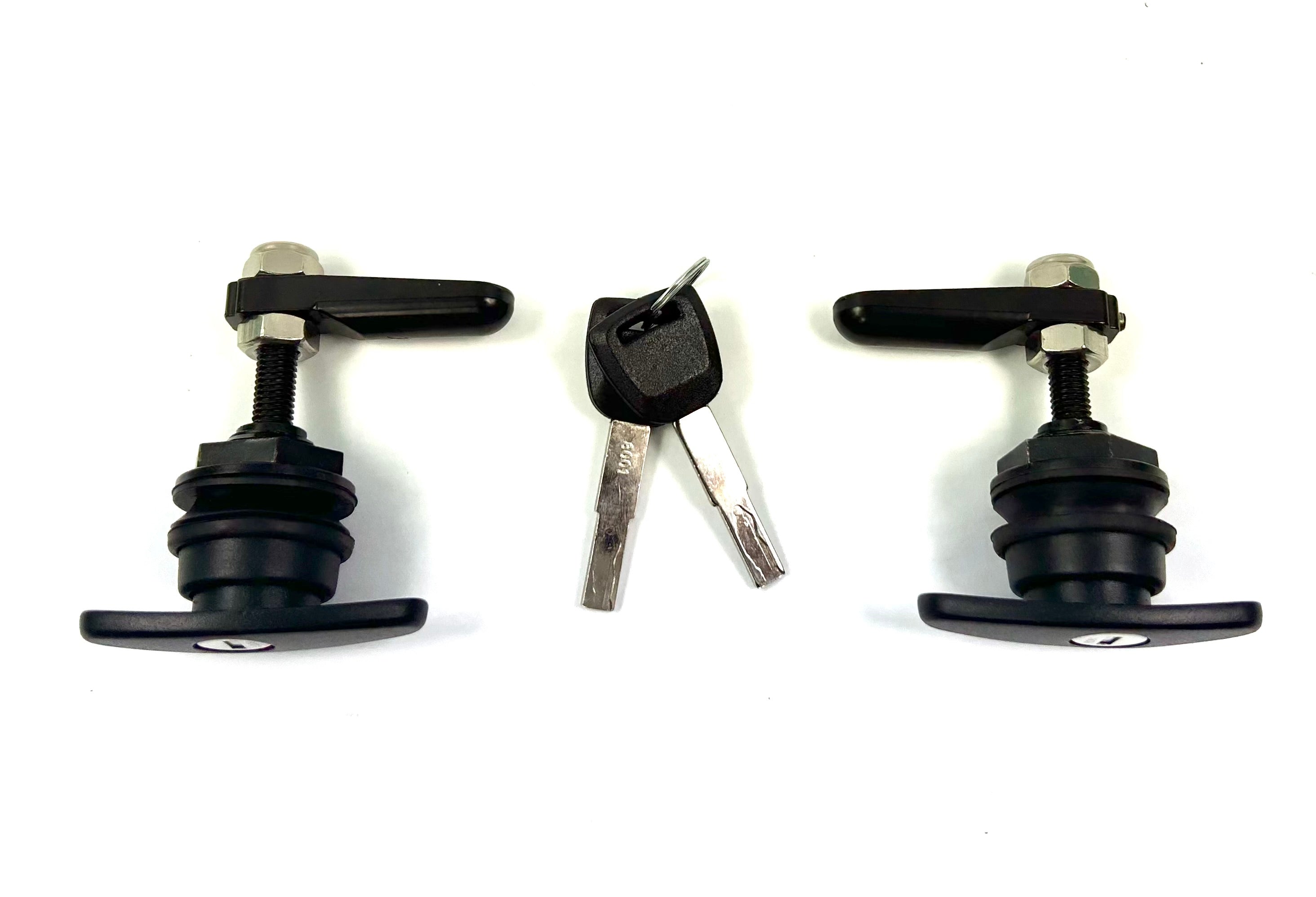 Flexiglass EDGE Canopy Replacement 2 x Side Window Locks 28-32mm Hole Size All Same key