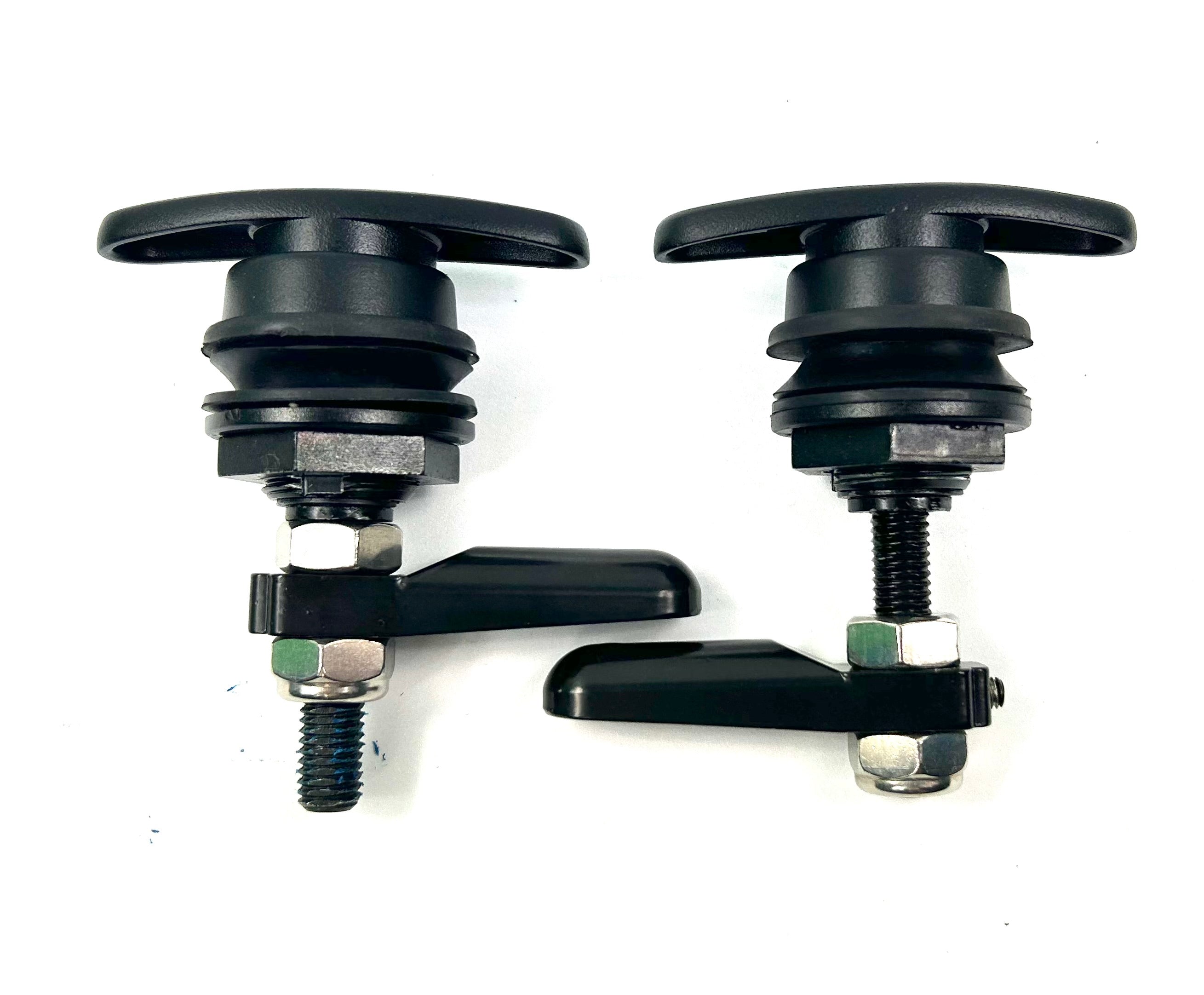 Flexiglass EDGE Canopy Replacement 2 x Side Window Locks 28-32mm Hole Size All Same key