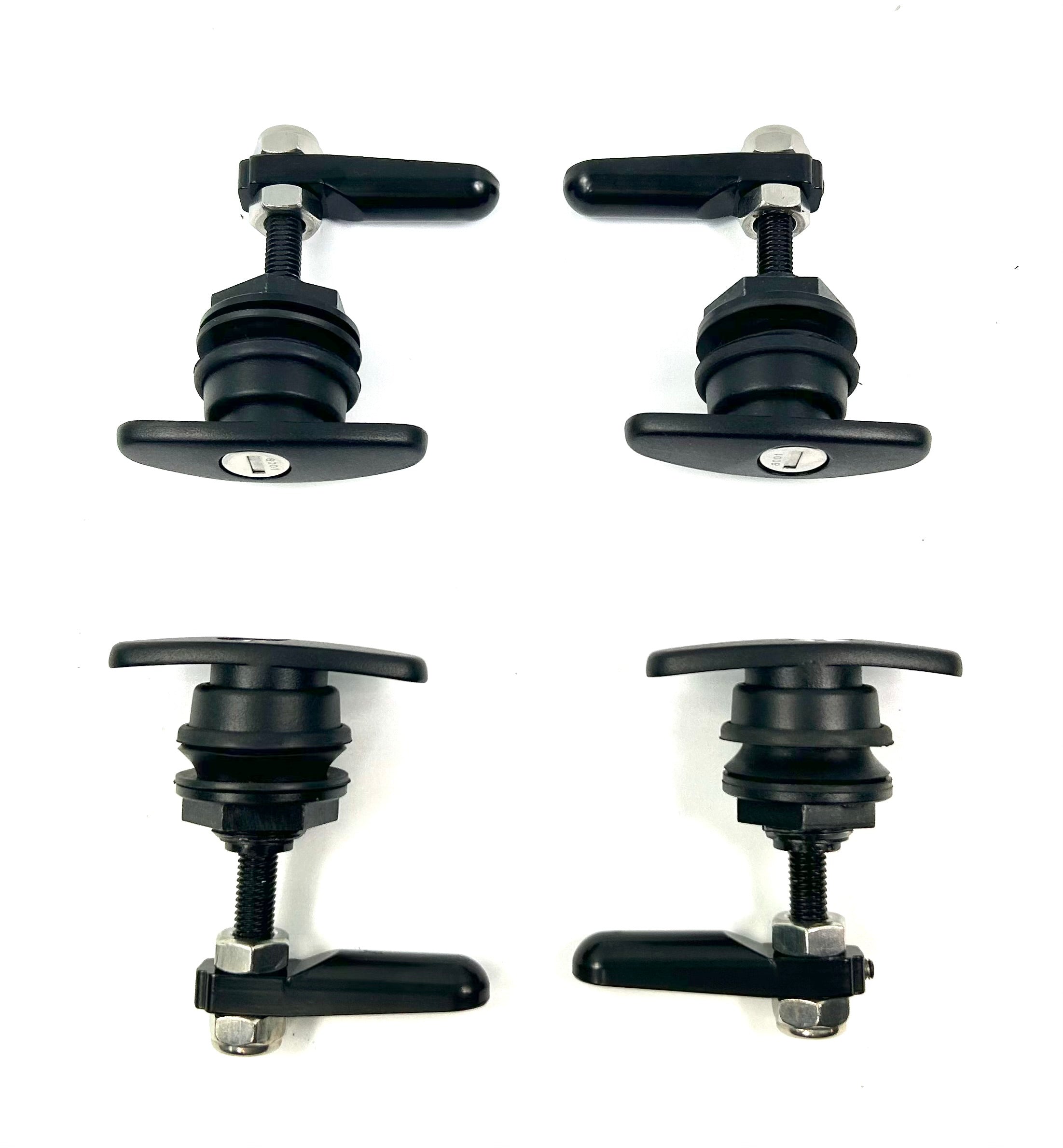Ironman Canopy Replacement 4 x Side Window Locks 28-32mm Hole Size All Same key