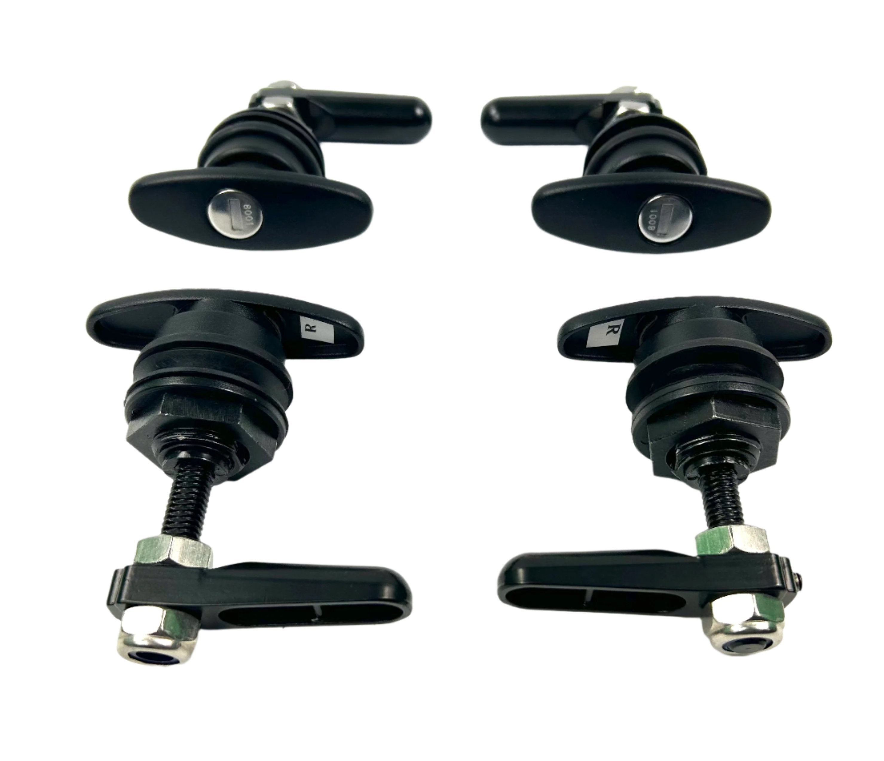 Ironman Canopy Replacement 4 x Side Window Locks 28-32mm Hole Size All Same key