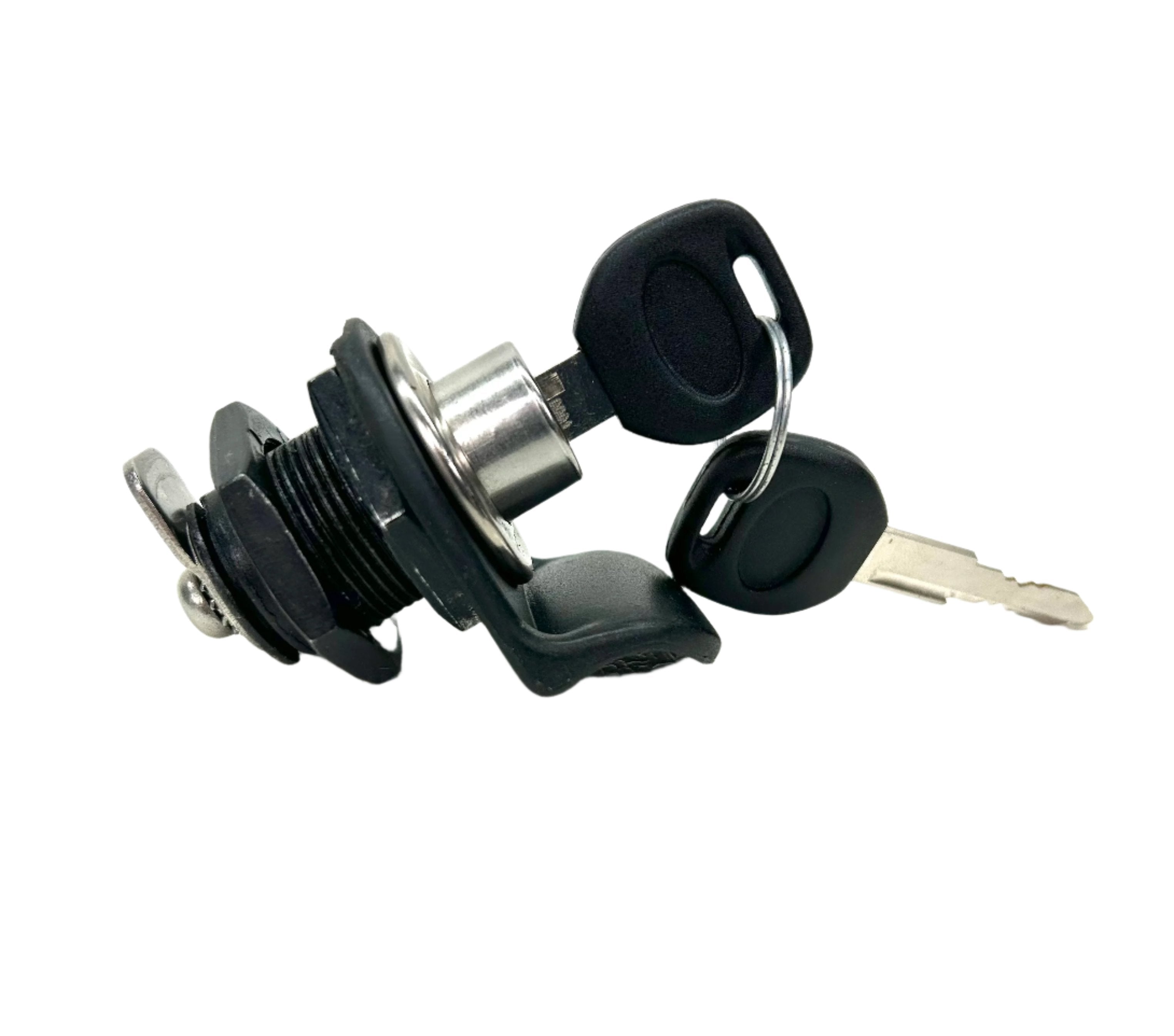 Mitsubishi ML MN Triton Aftermarket Push Button Ute Lid Lock fits EGR Lids with Shiny Plastic Underneath Lids