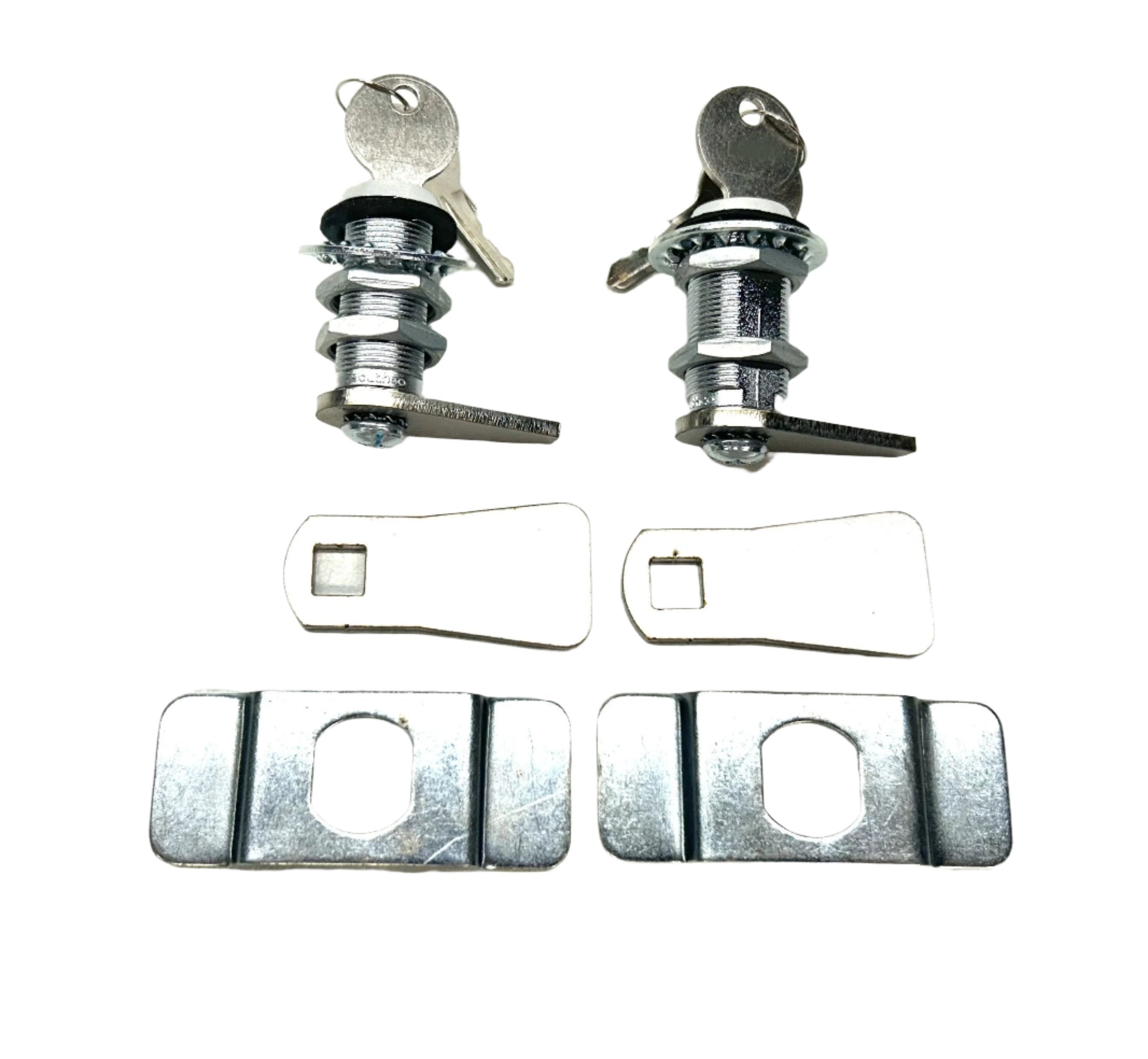 PX Ford Ranger Ute Lid Locks Pair SET-B with Support Plates fits Fibreglass Carpeted Ute Lids