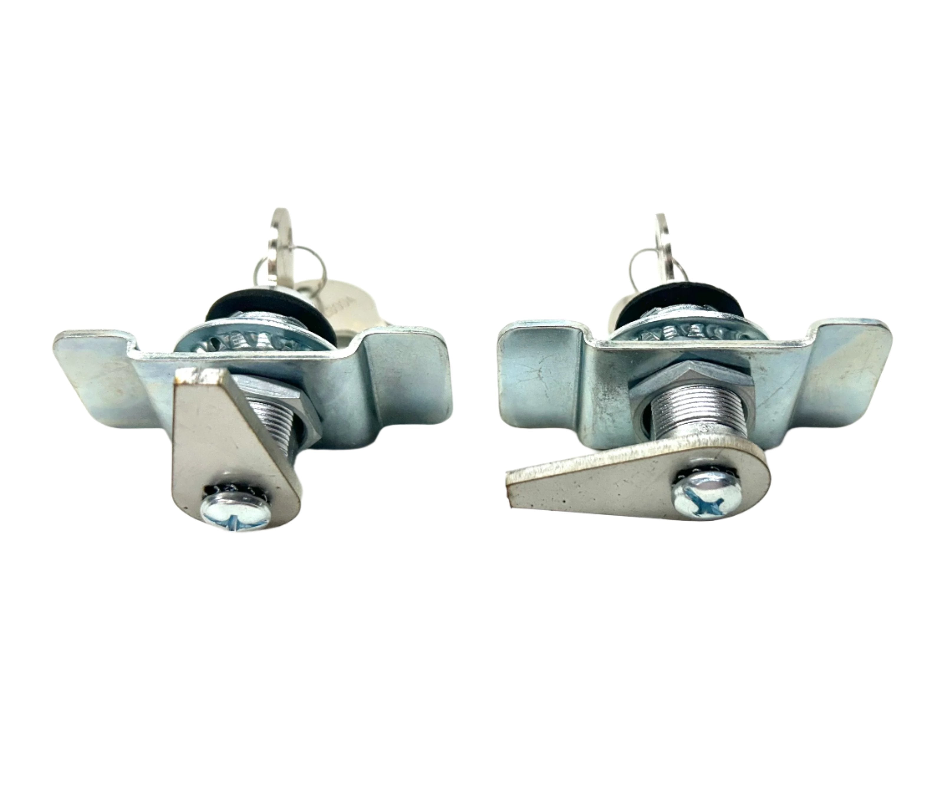 Toyota Hilux 2006-2016 Aftermarket Replacement Ute Lid Locks Pair SET-B with Support Plates fits Fibreglass Carpeted Ute Lids
