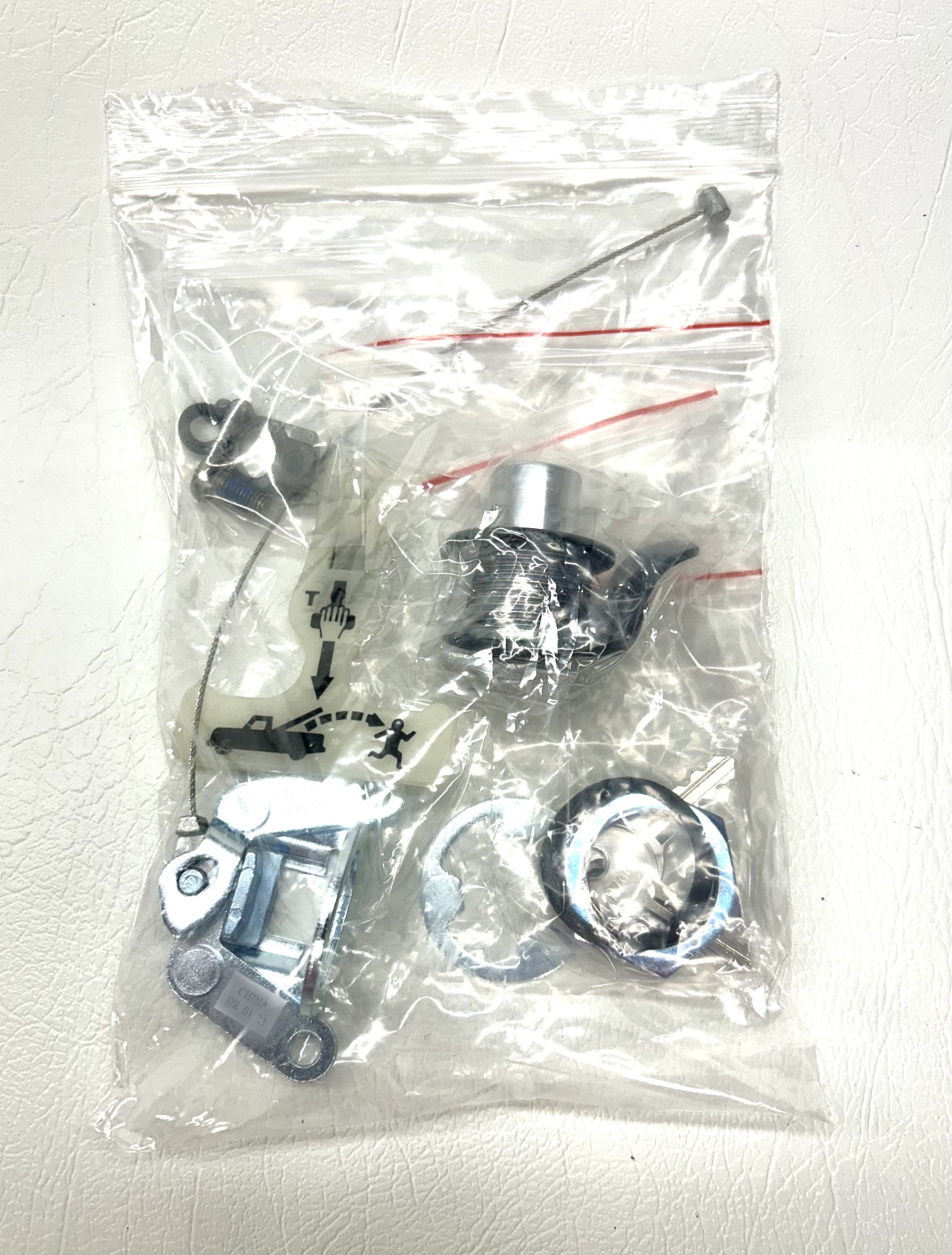 Mazda BT-50 Model Push Button Ute Lid Lock EGR Lids with Shiny Plastic Underneath Lids SET-B with Cast Swivel Central Locking Ball