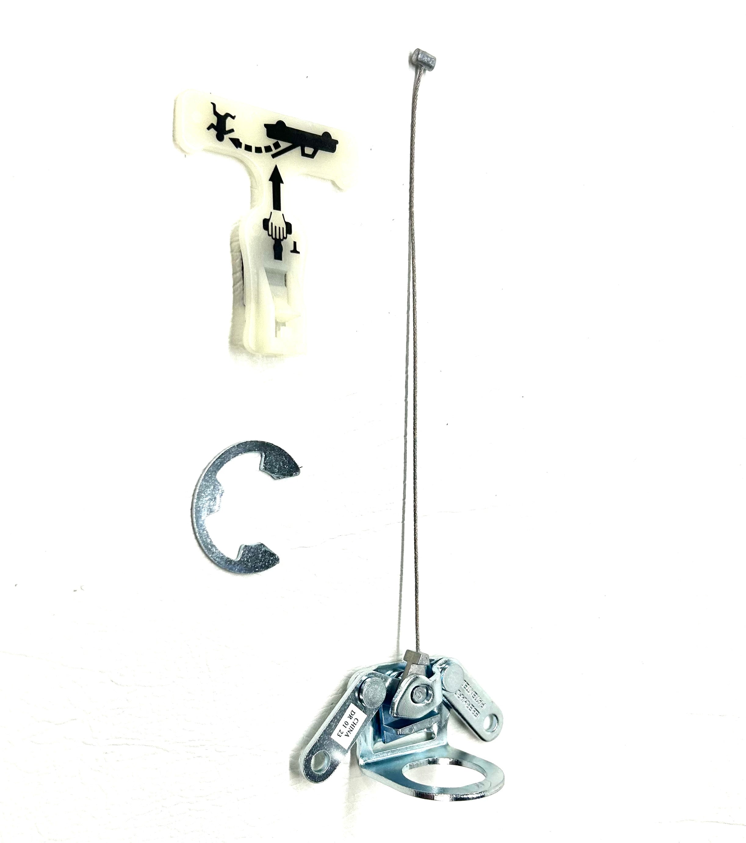 RC Colorado Rodeo Model Push Button Ute Lid Lock EGR Lids with Shiny Plastic Underneath Lids SET-B with Cast Swivel Central Locking Ball