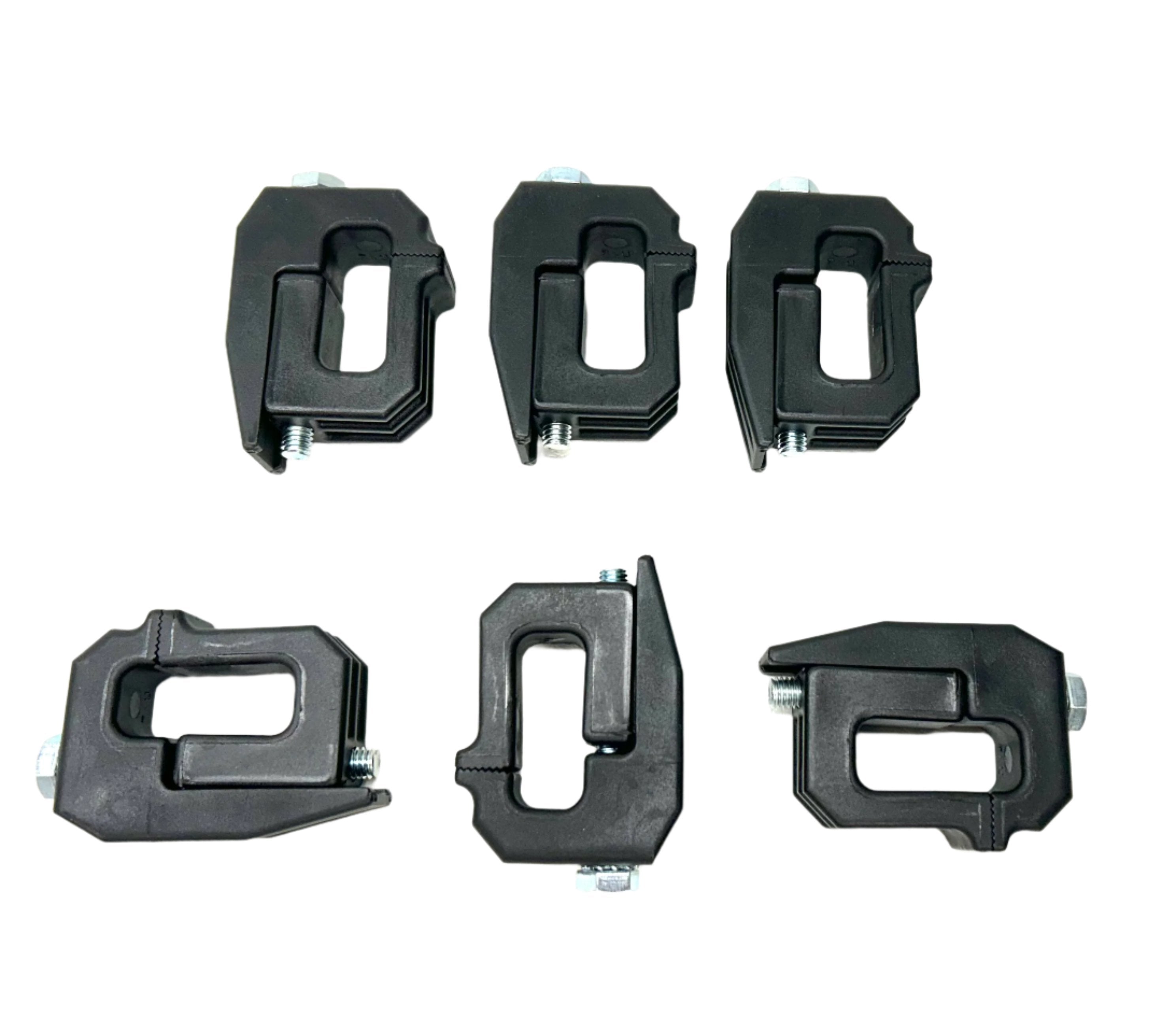 Clamps 6 x Canopy Ute Mounting Fitting Kit Removable Black Plastic G-Clamp Ute Tub