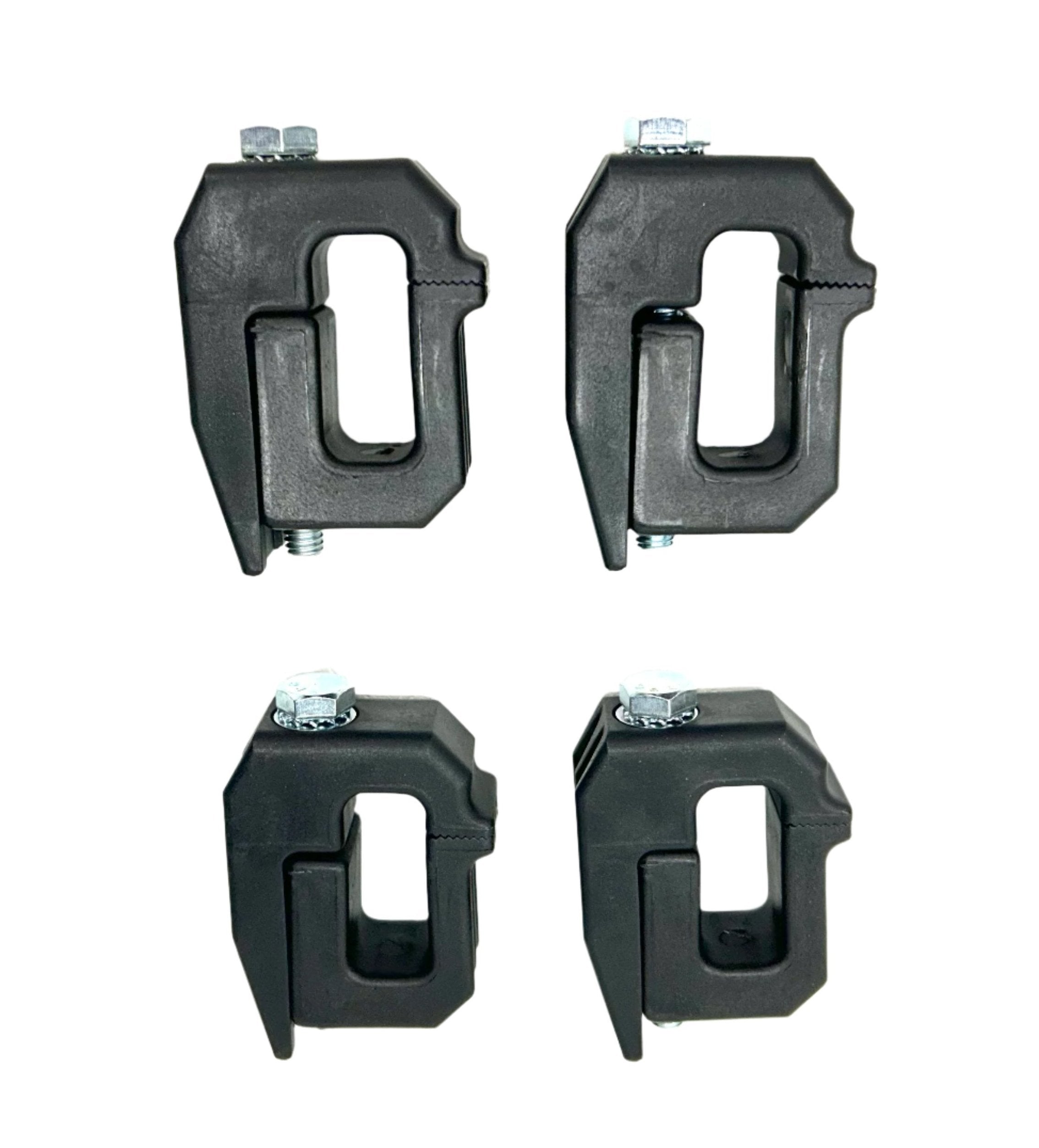 Clamps 4 x Canopy Ute Mounting Fitting Kit Removable Black Plastic G-Clamp Ute Tub