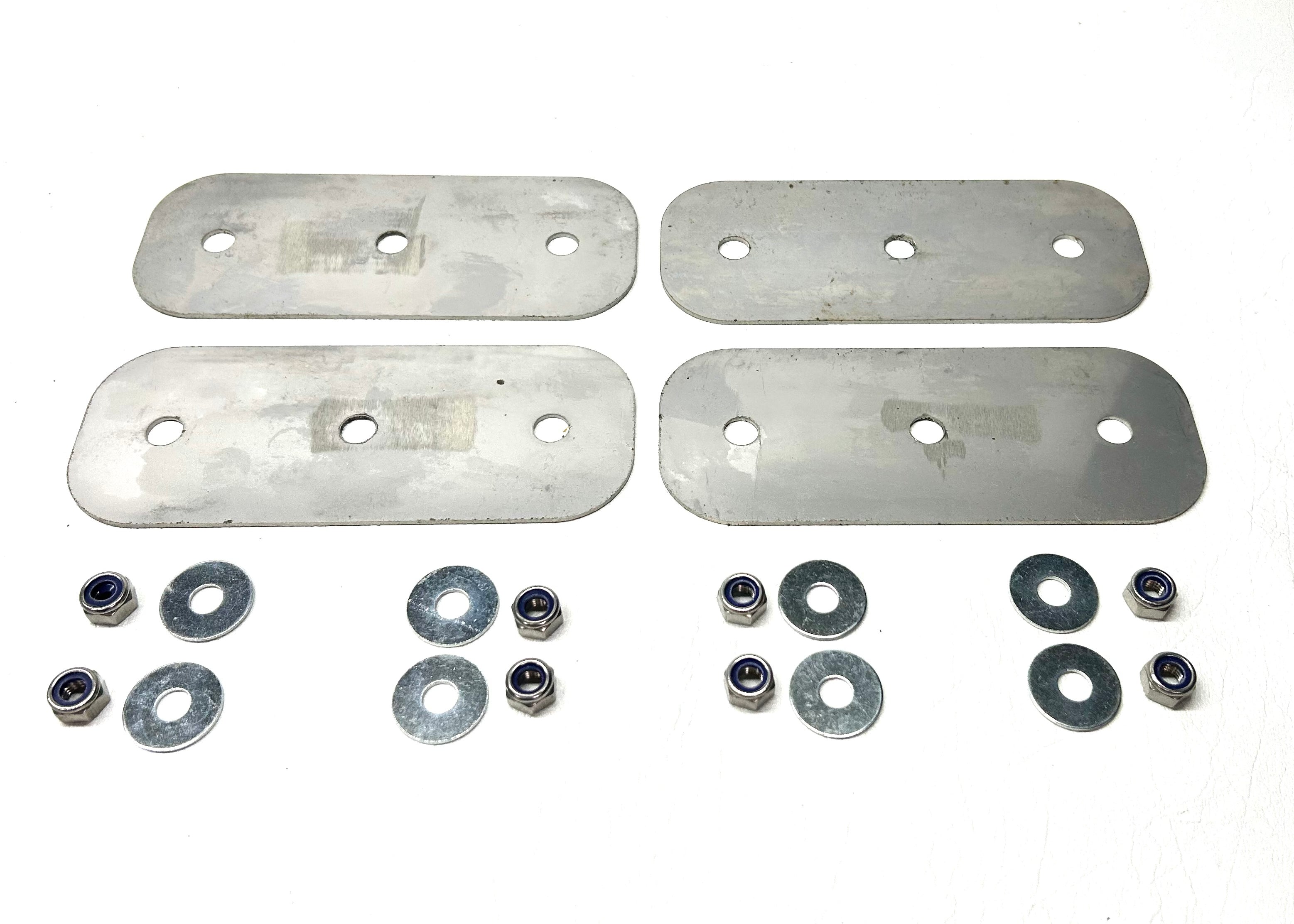Canopy Roof Rack Rails Bars Ute Black 110cm LONG & Internal Support Plates