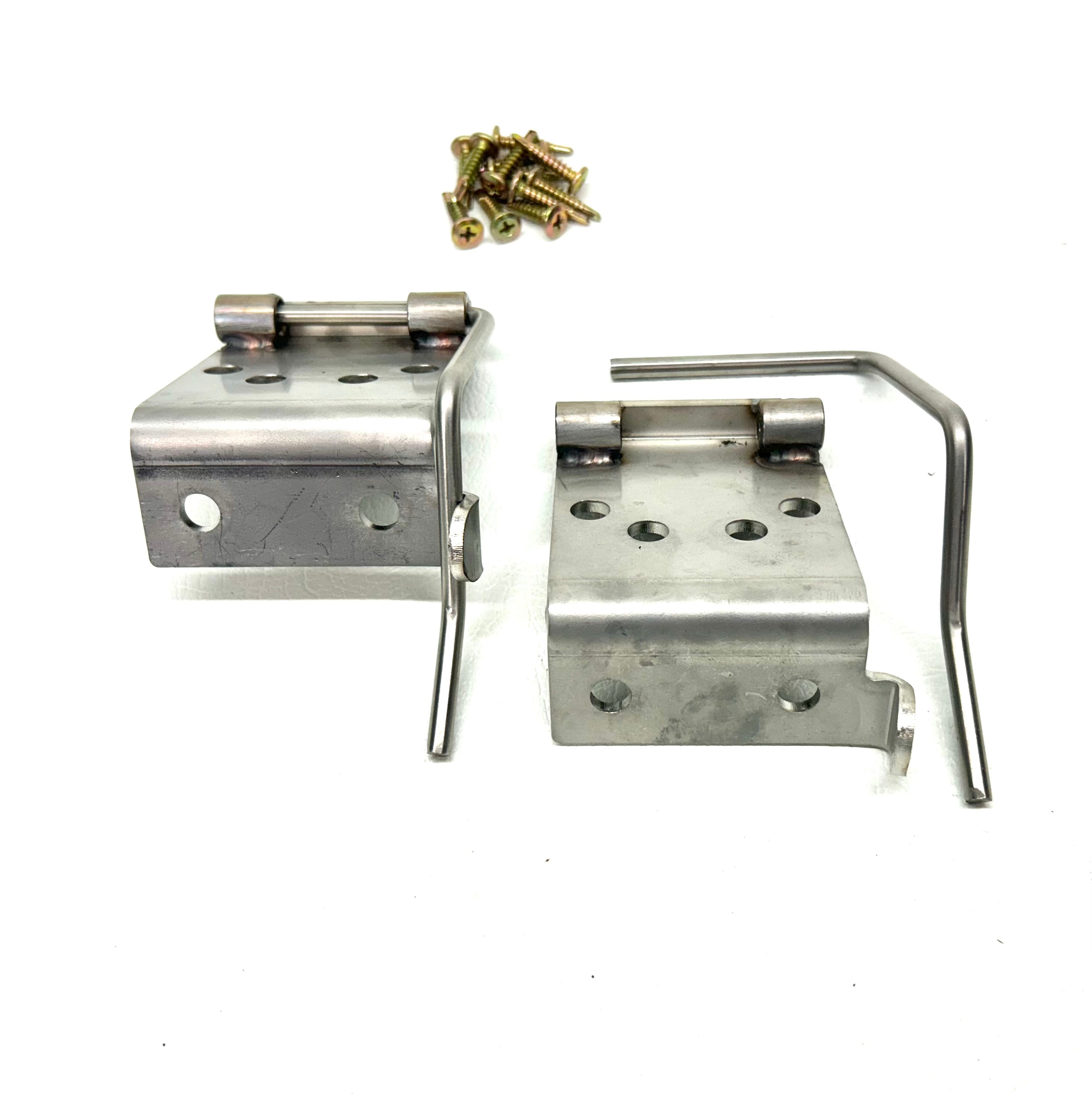AU BA BF Ford Falcon 25mm Female Hinge & Pins for EGR Ute Lid with Shiny Black Plastic Underneath Kit-D