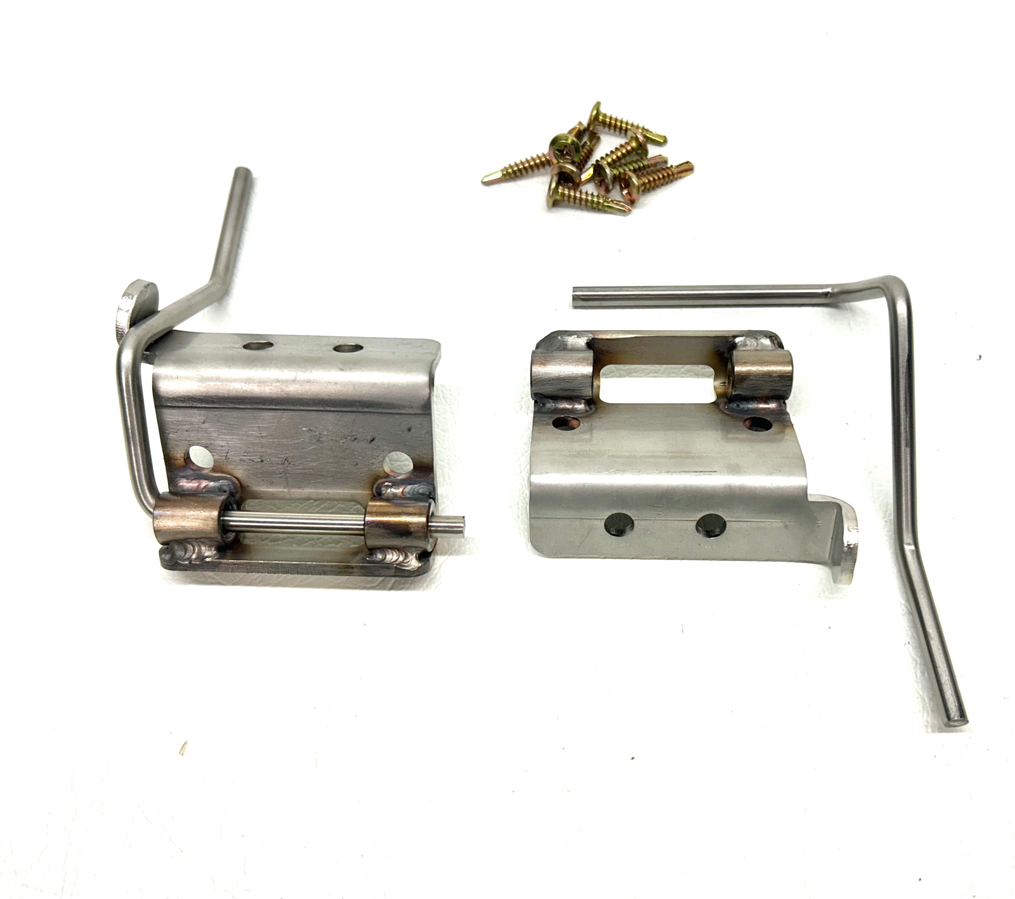 PJ PK Ford Ranger 25mm Female Hinge & Pins Kit-C for EGR Ute Lid with Shiny Black Plastic Underneath