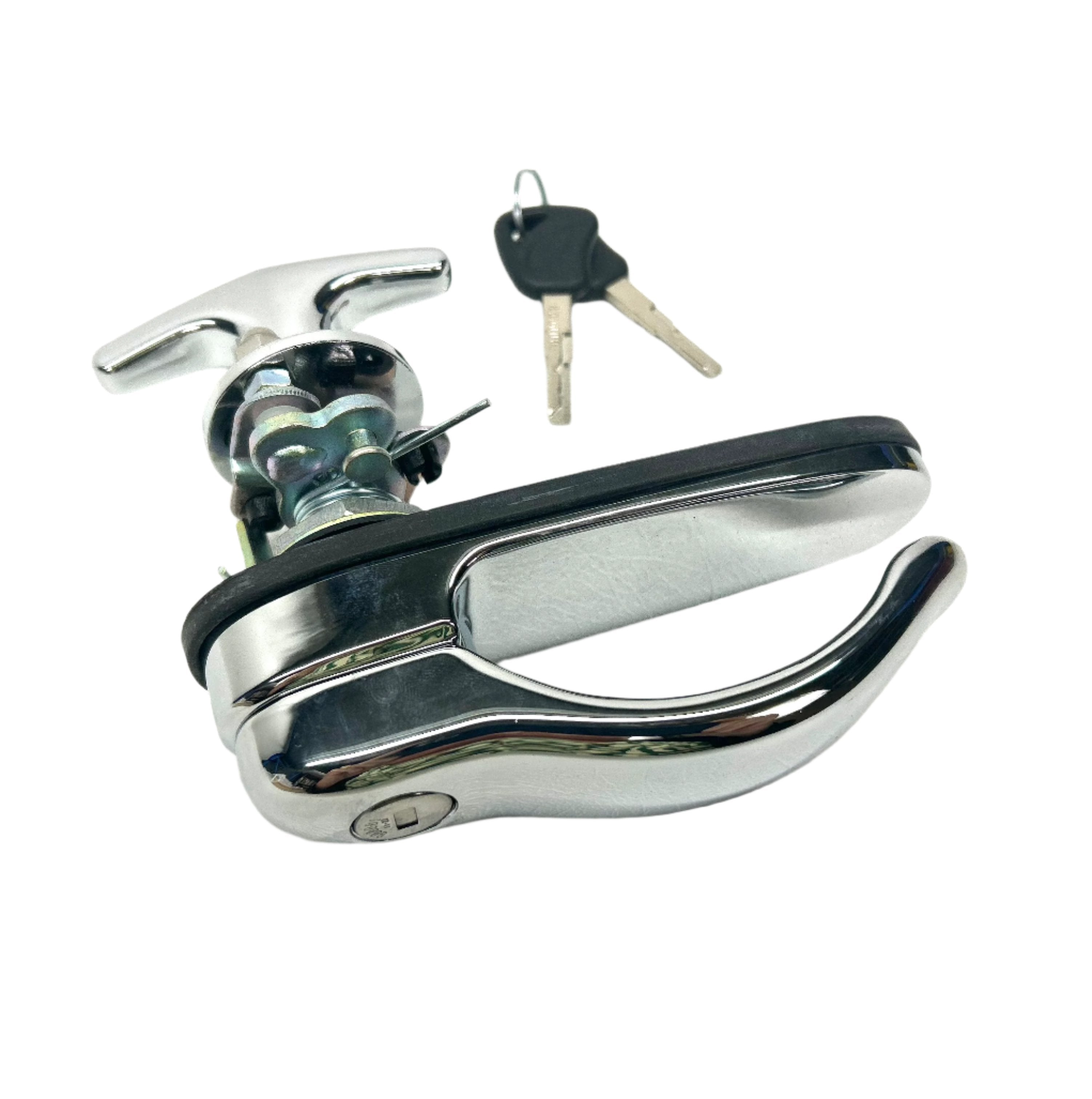 Ironman Chrome Steel Locking Canopy T-Handle Replacement Rear Window Locking Handle Lock