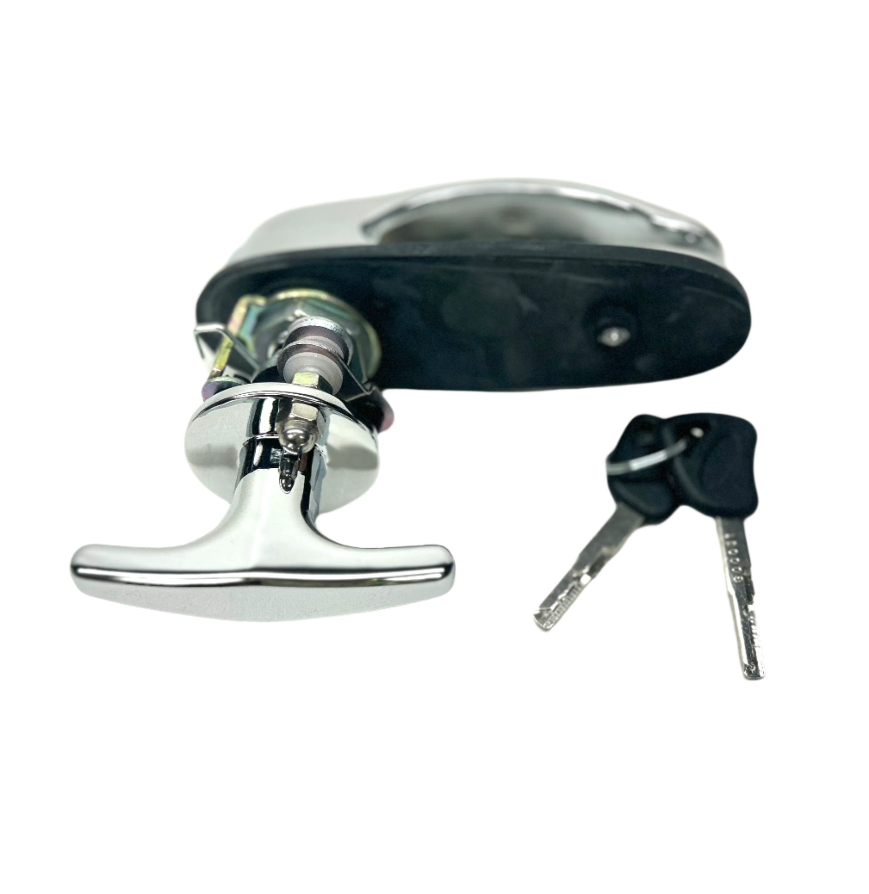 Ironman Chrome Steel Locking Canopy T-Handle Replacement Rear Window Locking Handle Lock