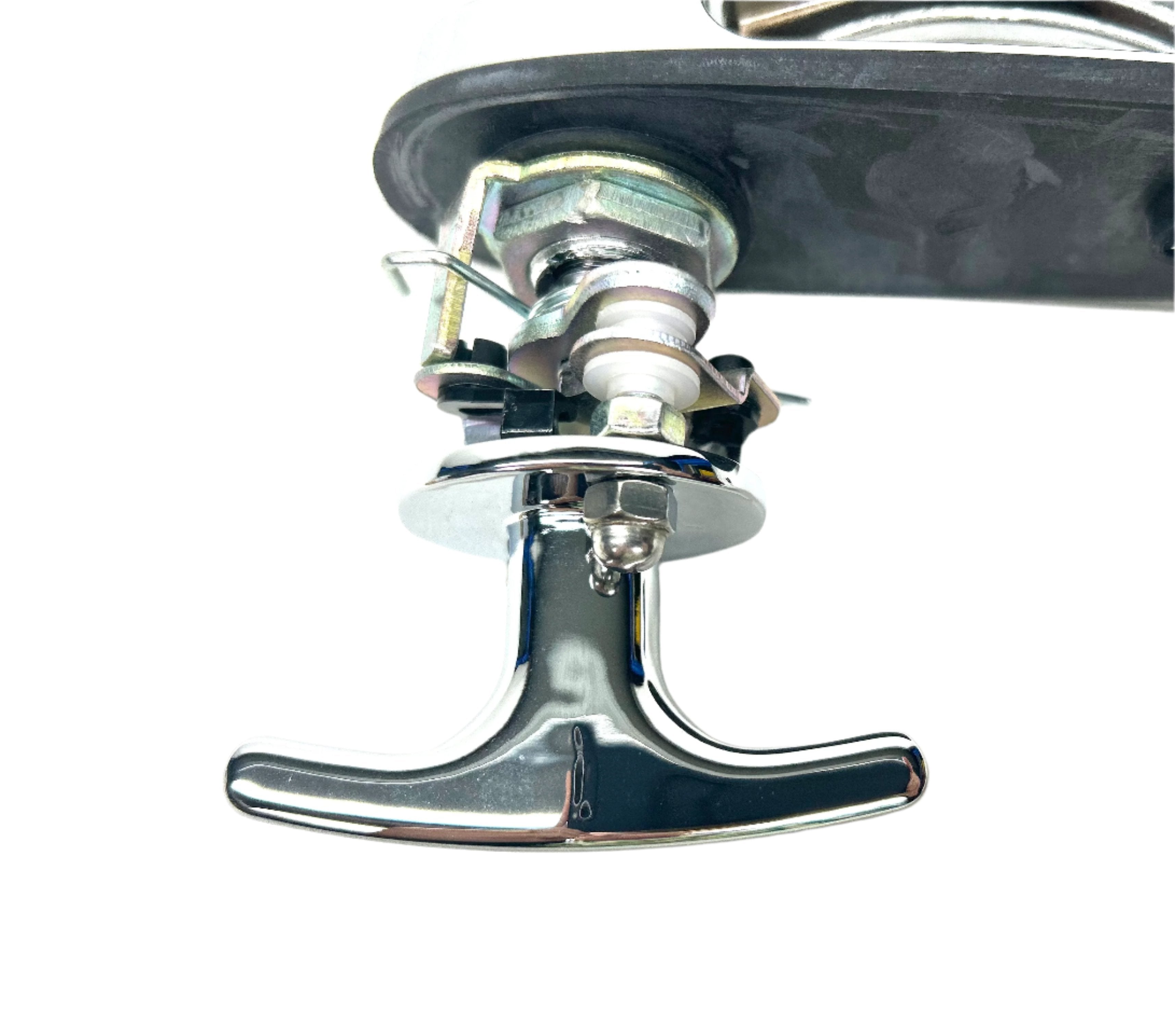 Ironman Chrome Steel Locking Canopy T-Handle Replacement Rear Window Locking Handle Lock