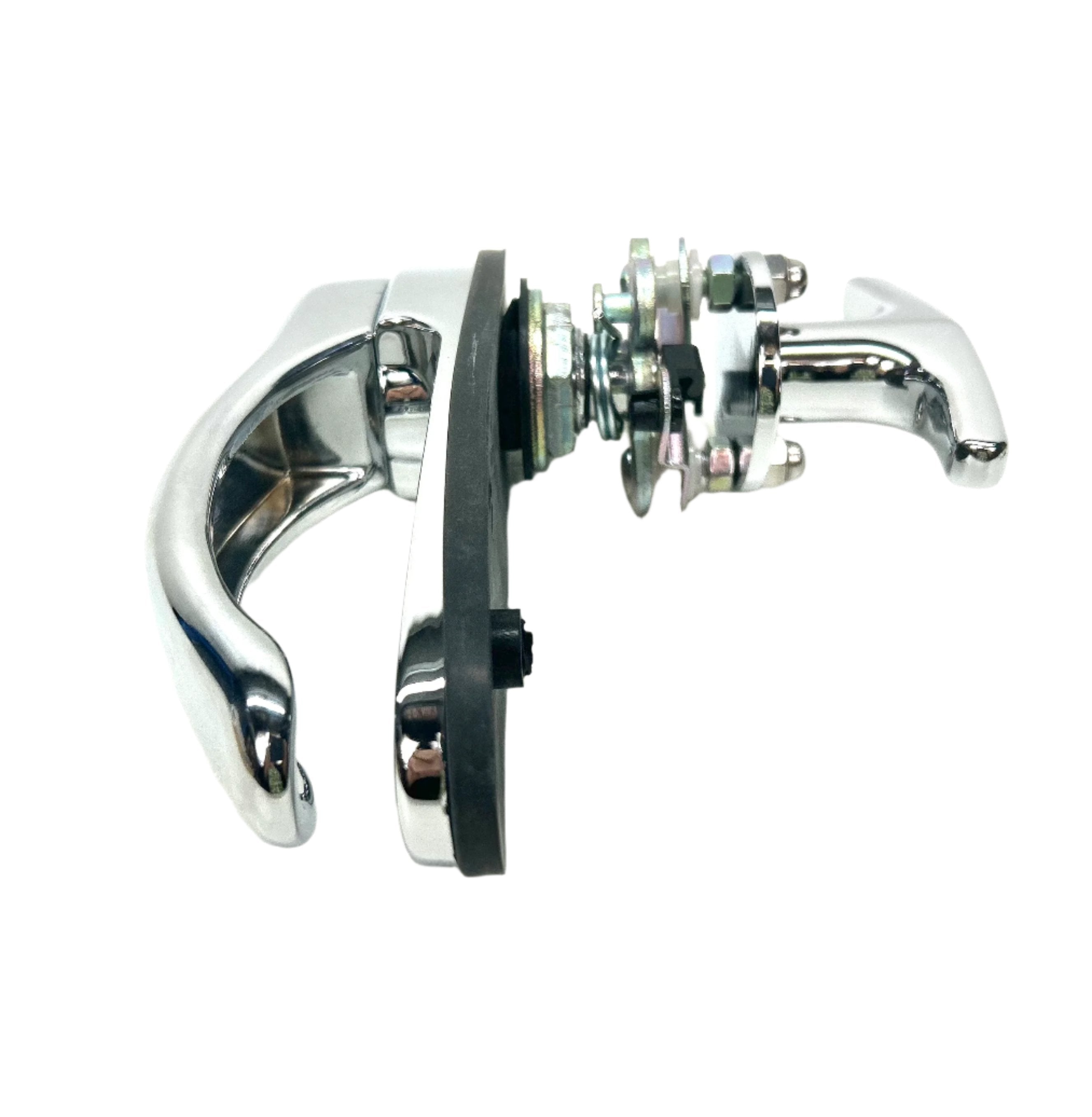 Canopy Chrome Steel Locking Canopy T-Handle Replacement Rear Window Locking Handle Lock