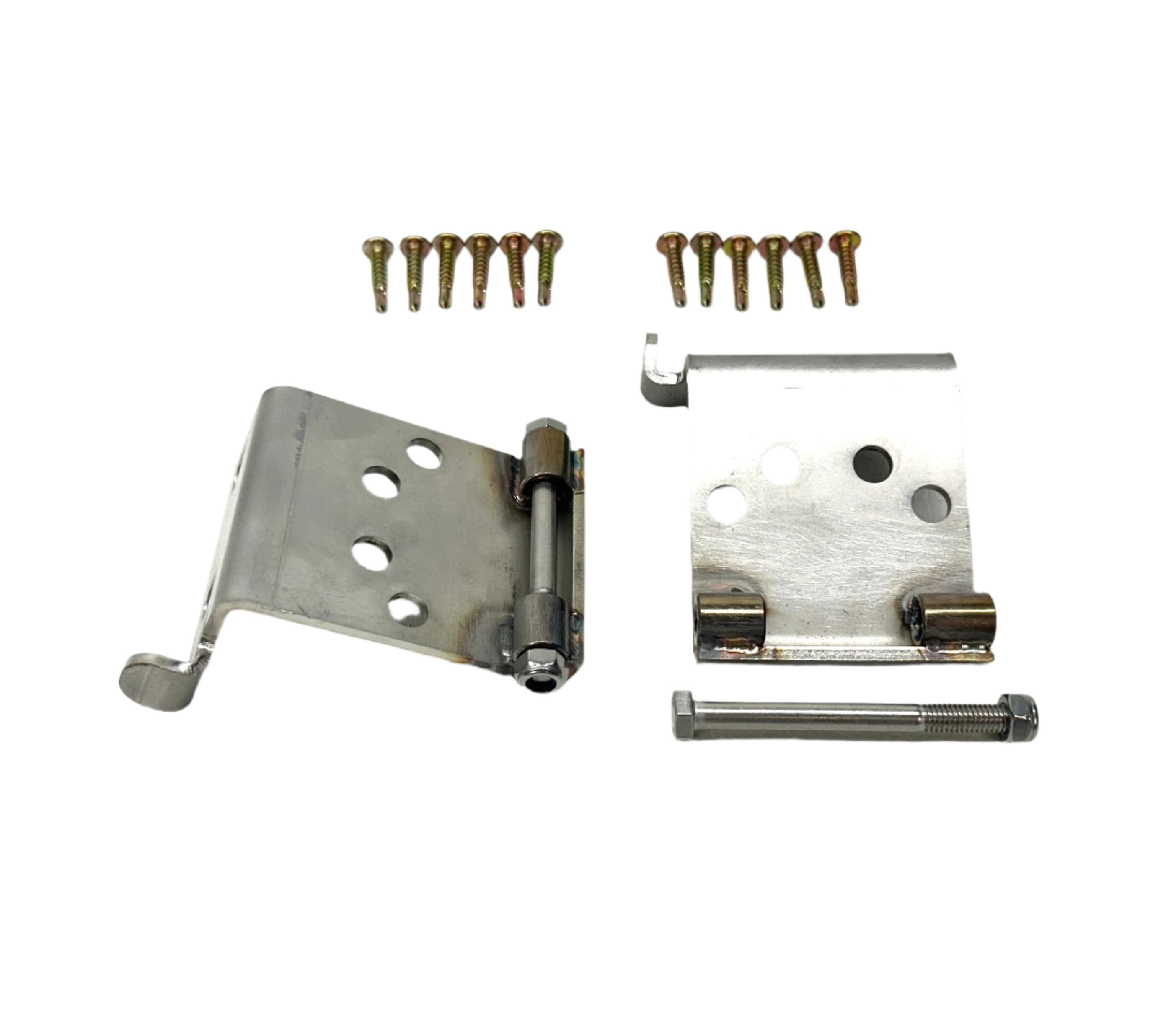 AU BA BF Ford Falcon fits EGR 25mm Female Hinge & Bolts Fitment on Ute for EGR Ute Lid with Shiny Black Plastic Underneath Kit-B