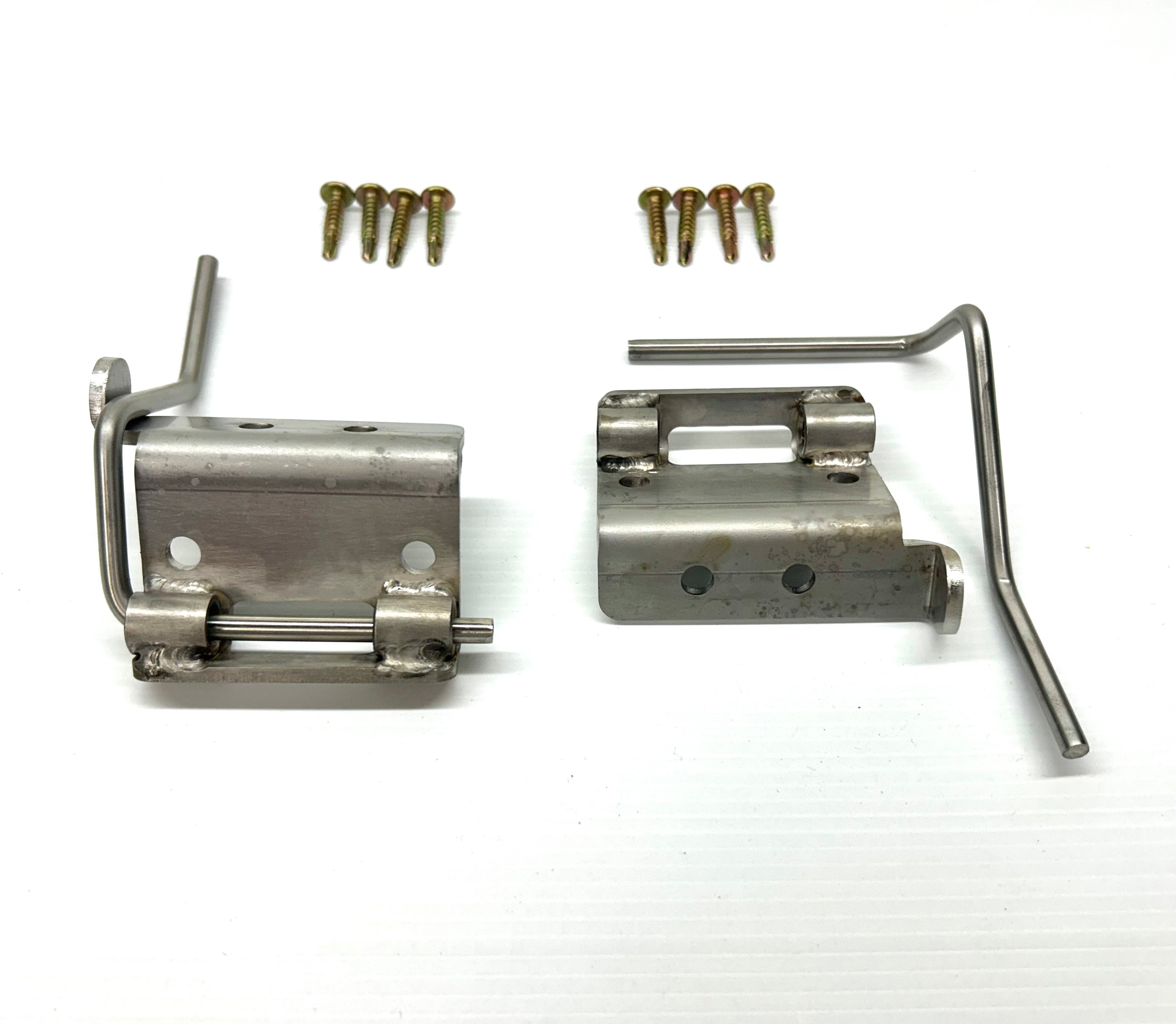 RA RC Colorado Rodeo 25mm Female Hinge & Pins & Seal Kit-D for EGR Ute Lid with Shiny Black Plastic Underneath