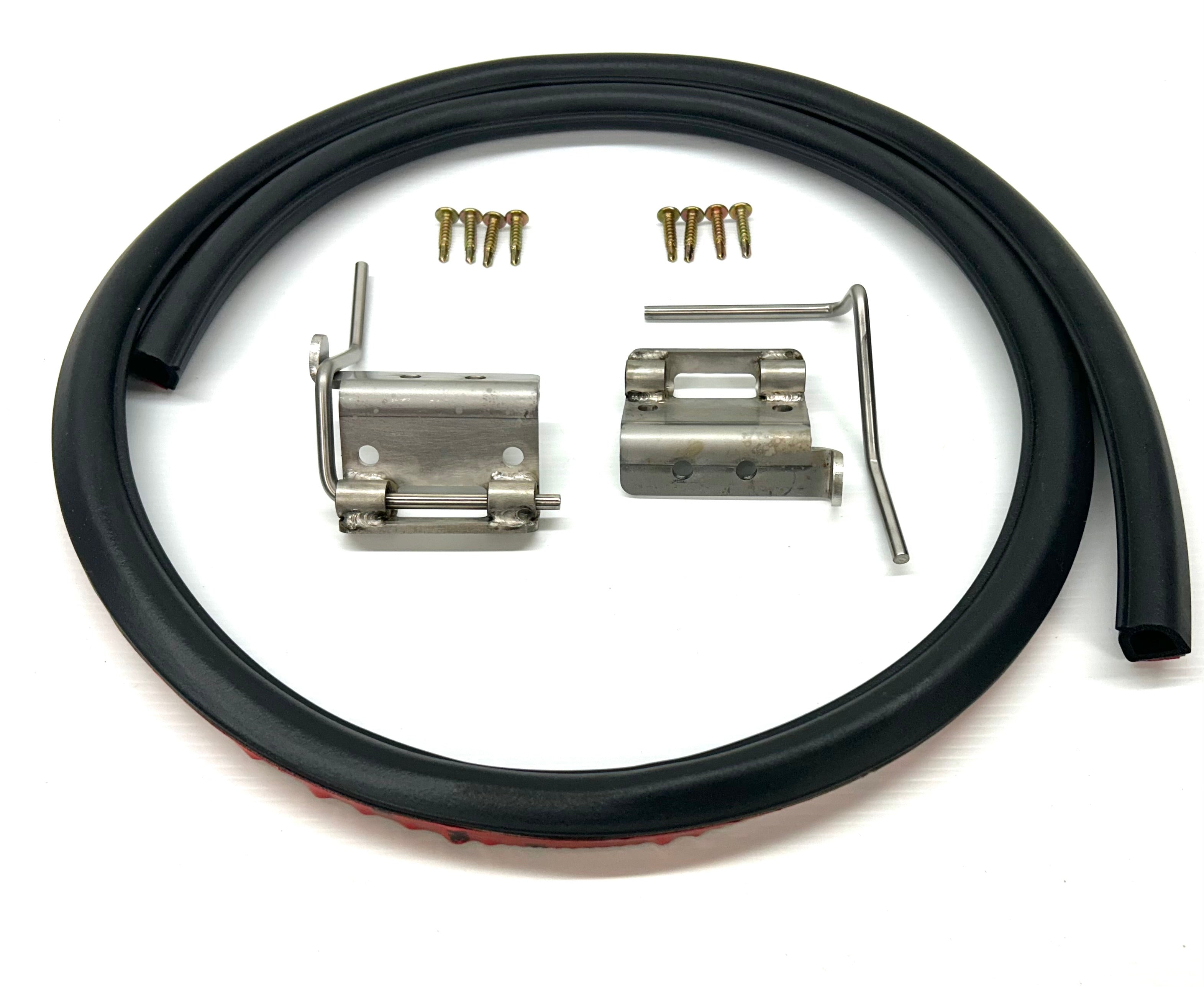 Mazda BT-50 2007-2011 25mm Female Hinge & Pins & Seal Kit-D for EGR Ute Lid with Shiny Black Plastic Underneath