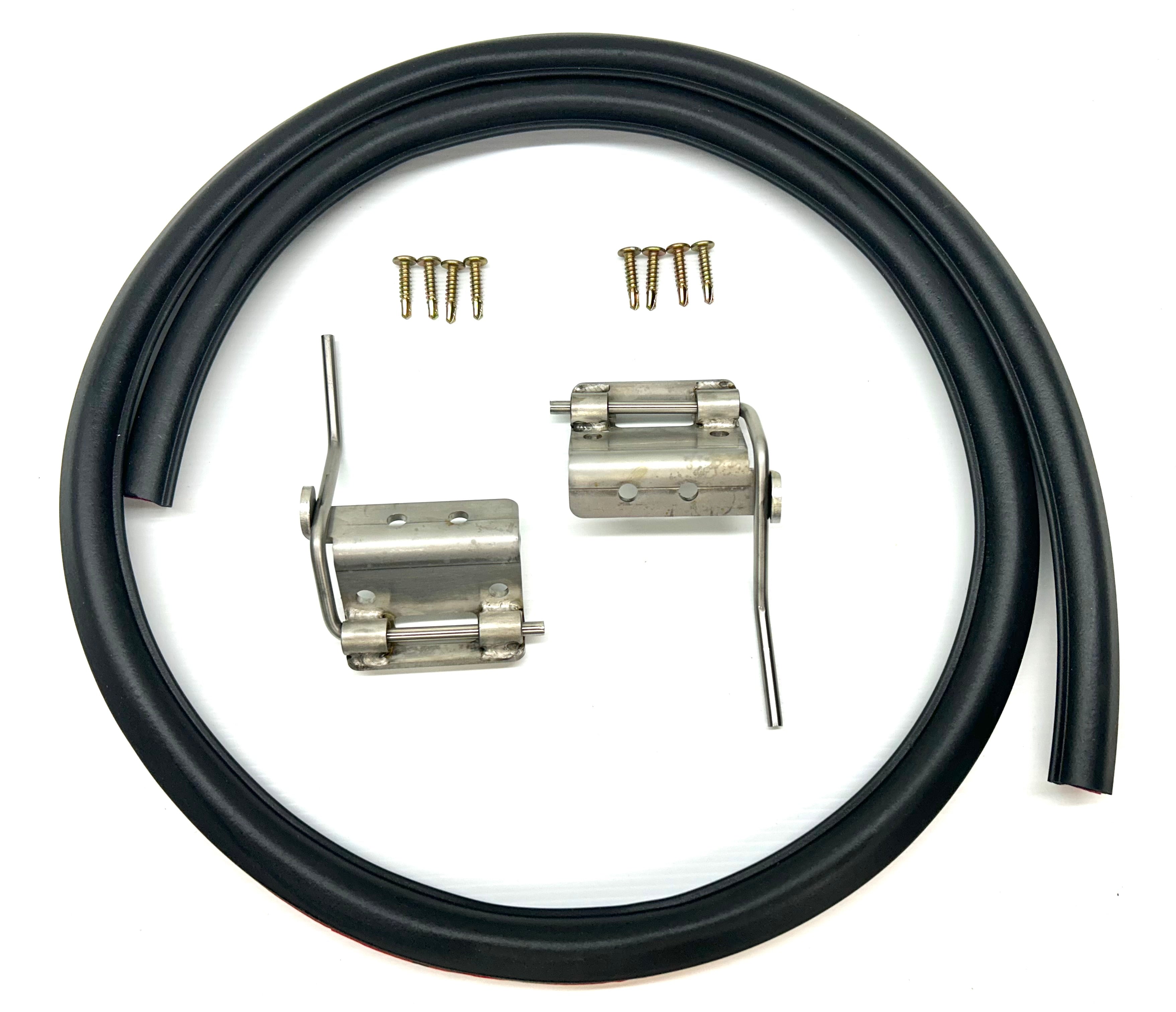 Mazda BT-50 2007-2011 25mm Female Hinge & Pins & Seal Kit-D for EGR Ute Lid with Shiny Black Plastic Underneath