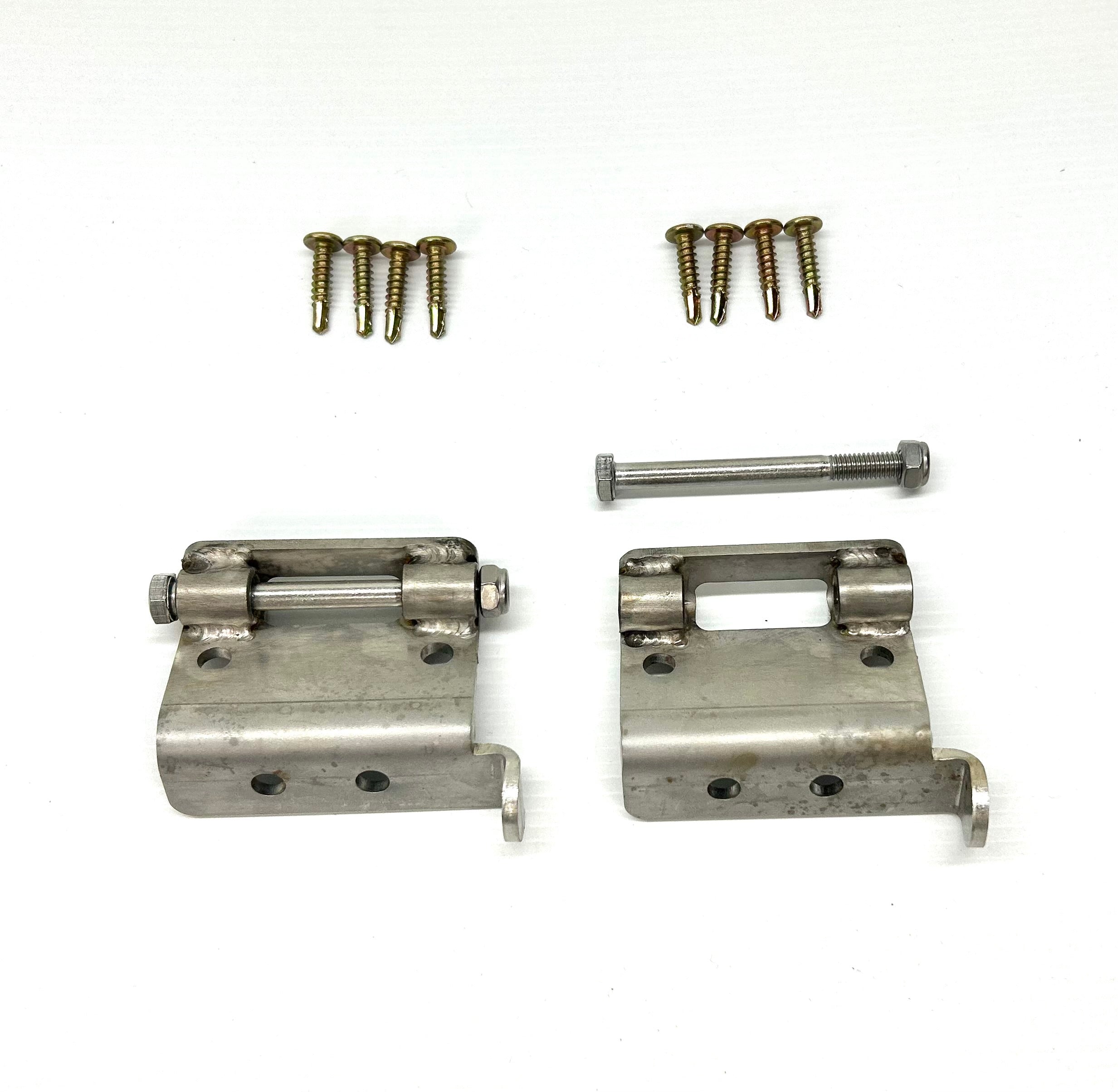 Mitsubishi ML MN Triton 25mm Female Hinge & Bolts Kit-B for EGR Ute Lid with Shiny Black Plastic Underneath