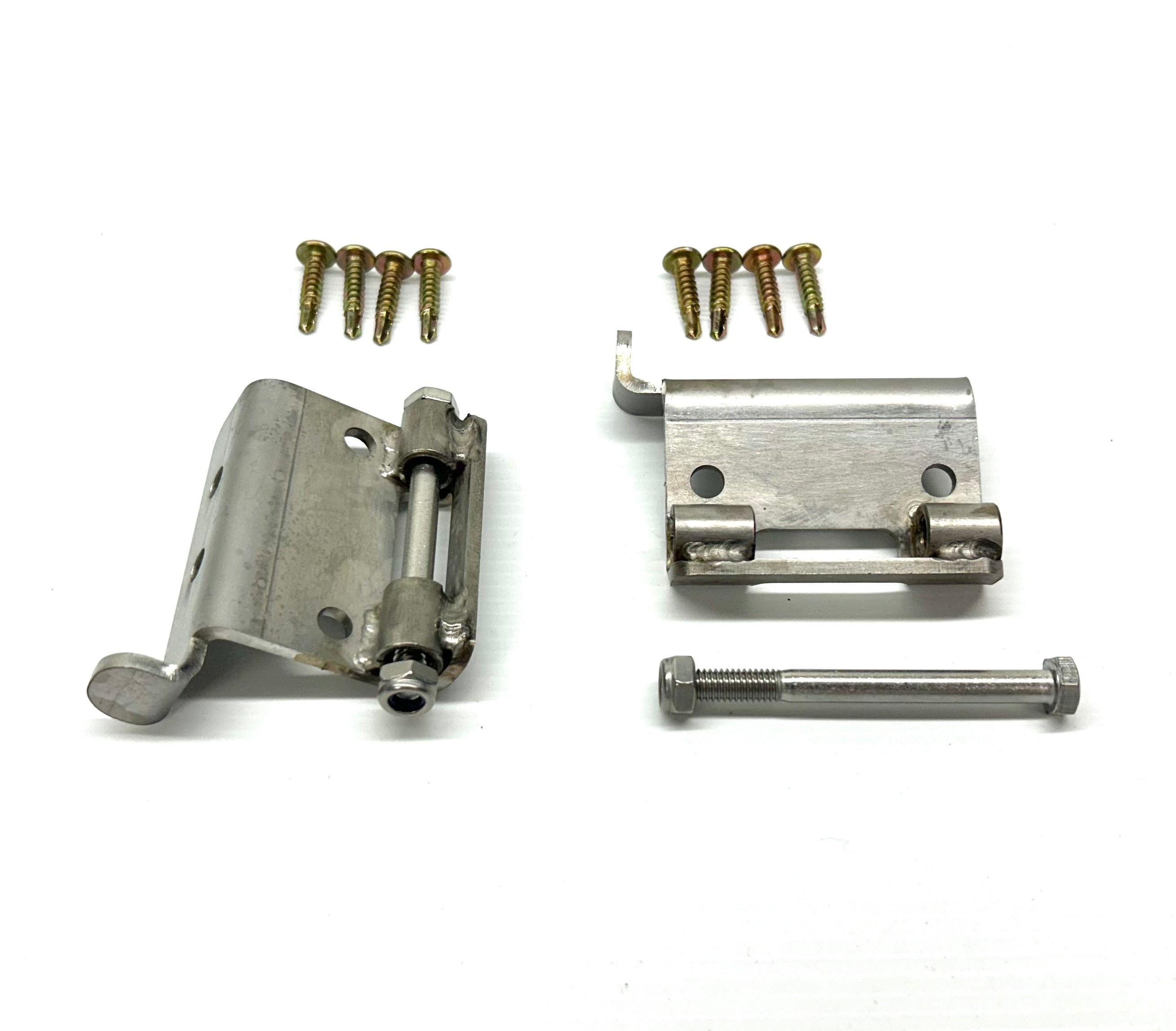 Mitsubishi ML MN Triton 25mm Female Hinge & Bolts Kit-B for EGR Ute Lid with Shiny Black Plastic Underneath