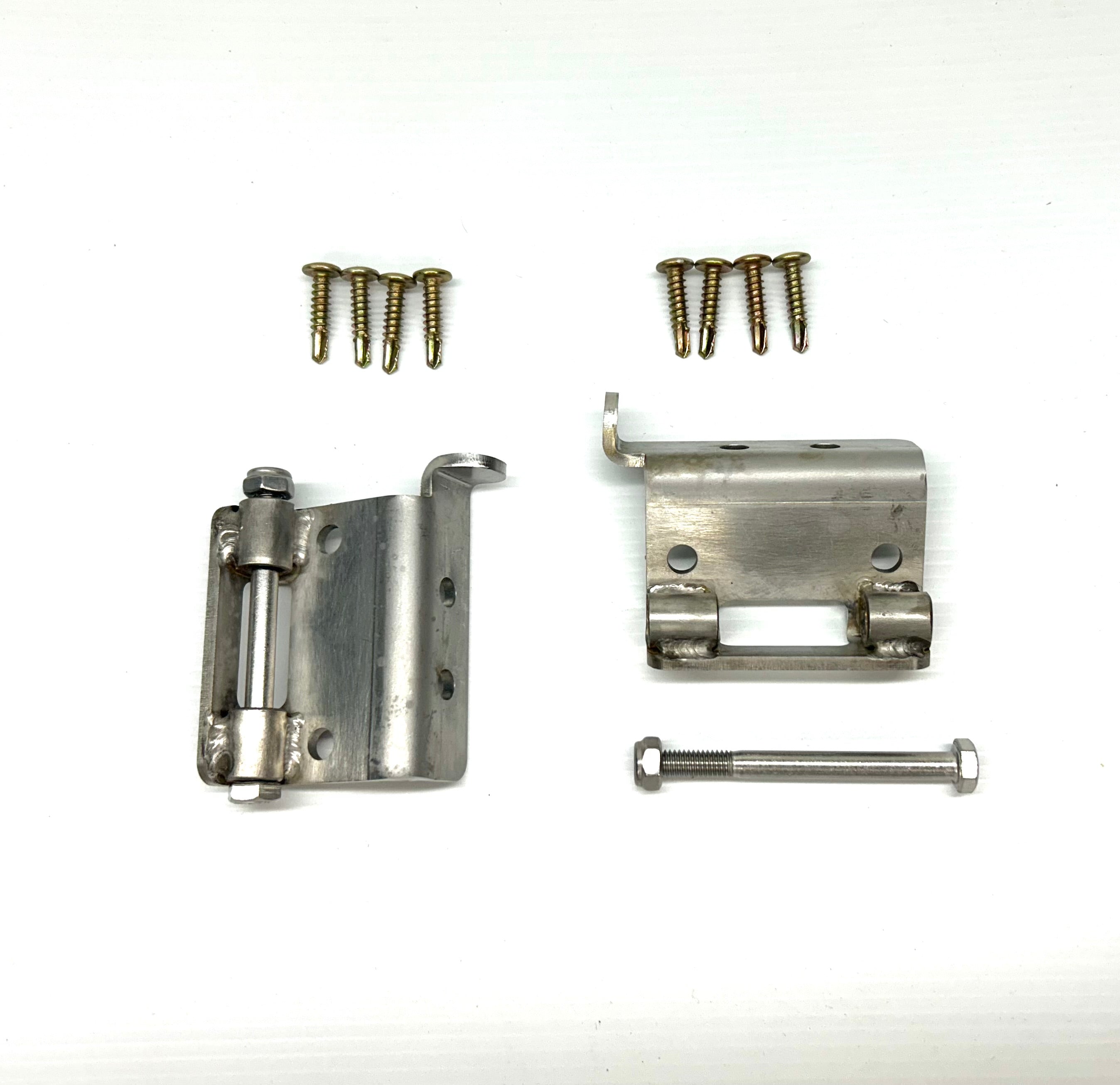 PJ PK Ford Ranger 25mm Female Hinge & Bolts Kit-B for EGR Ute Lid with Shiny Black Plastic Underneath