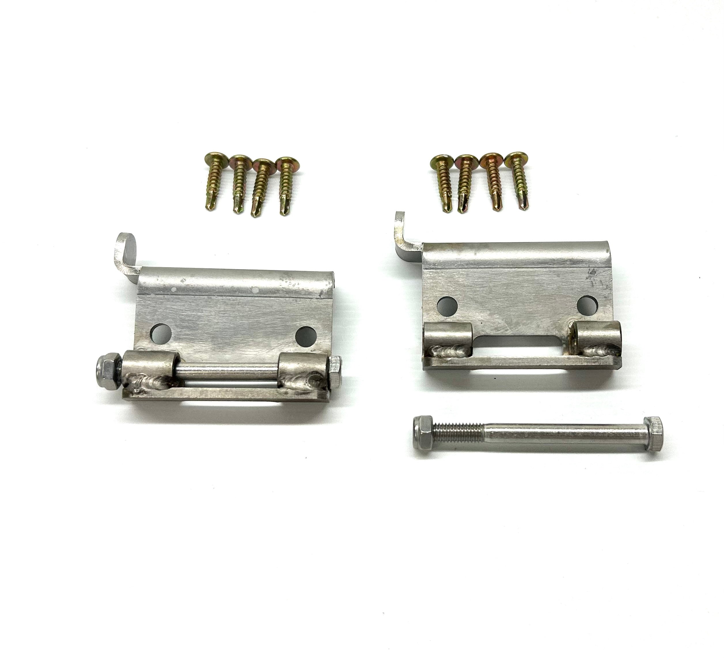 RA RC Colorado Rodeo 25mm Female Hinge & Bolts Kit-B for EGR Ute Lid with Shiny Black Plastic Underneath