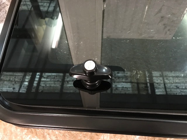 Aeroklas Canopy Rear Window T Handle & 4 Side Window Long Shaft Locks 22mm Hole Size All Same key