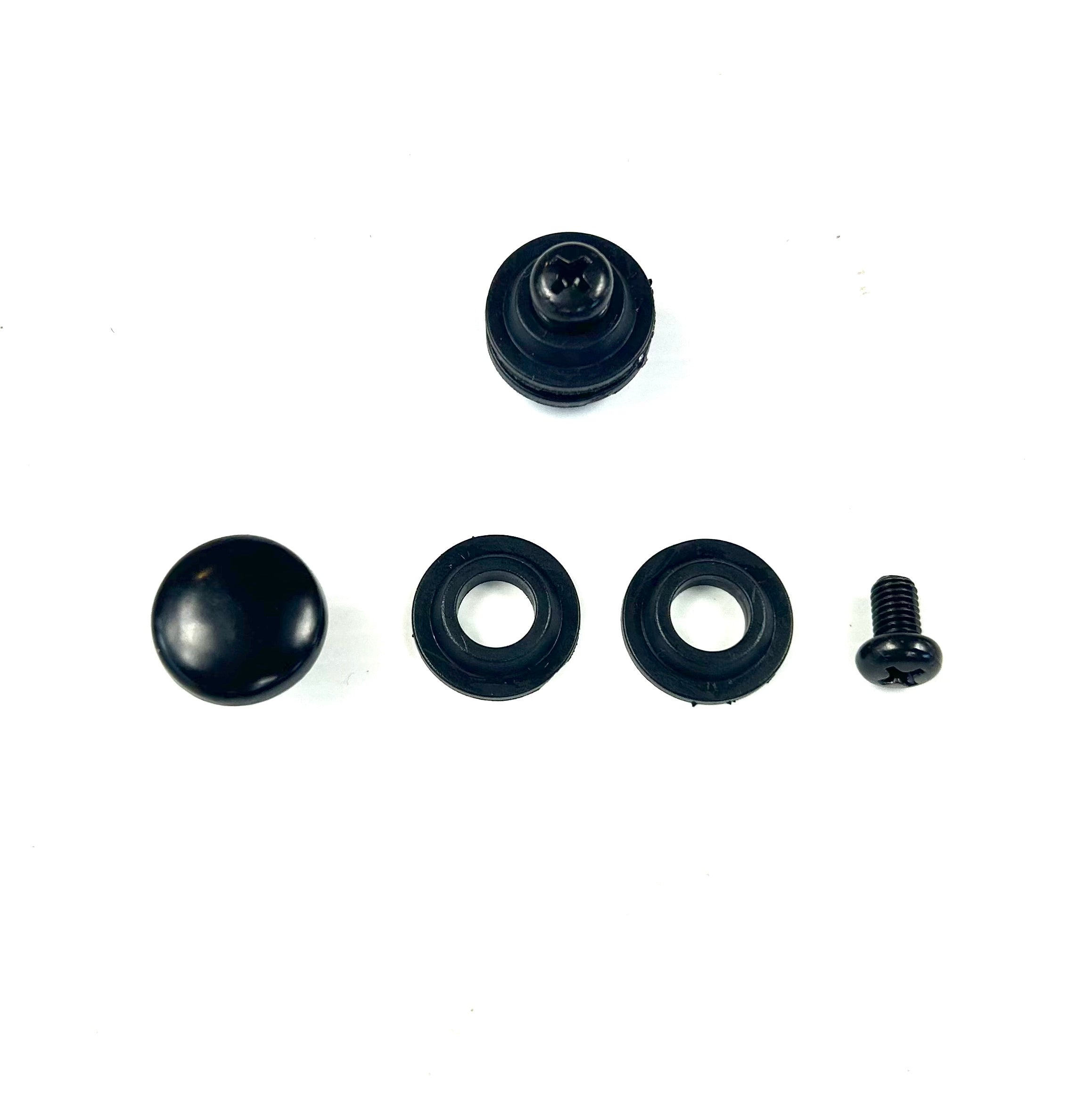 Aeroklas Canopy 16 x Canopy Glass Window Black Round Head Mounting Bolts