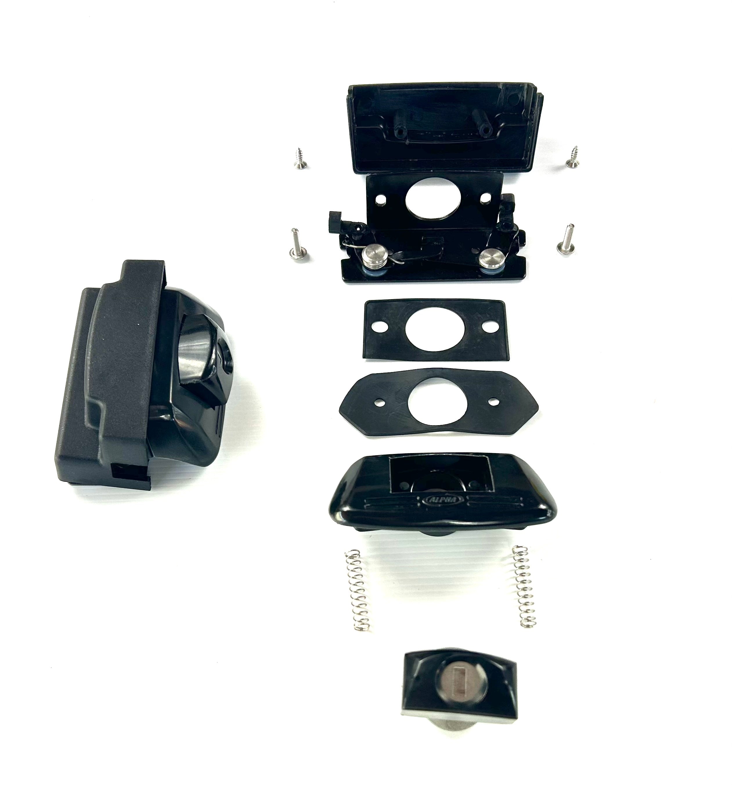 ALPHA GSE Canopy Lock Set Rear Handle + 2 Side Lift Up Door Window Locks HardTop