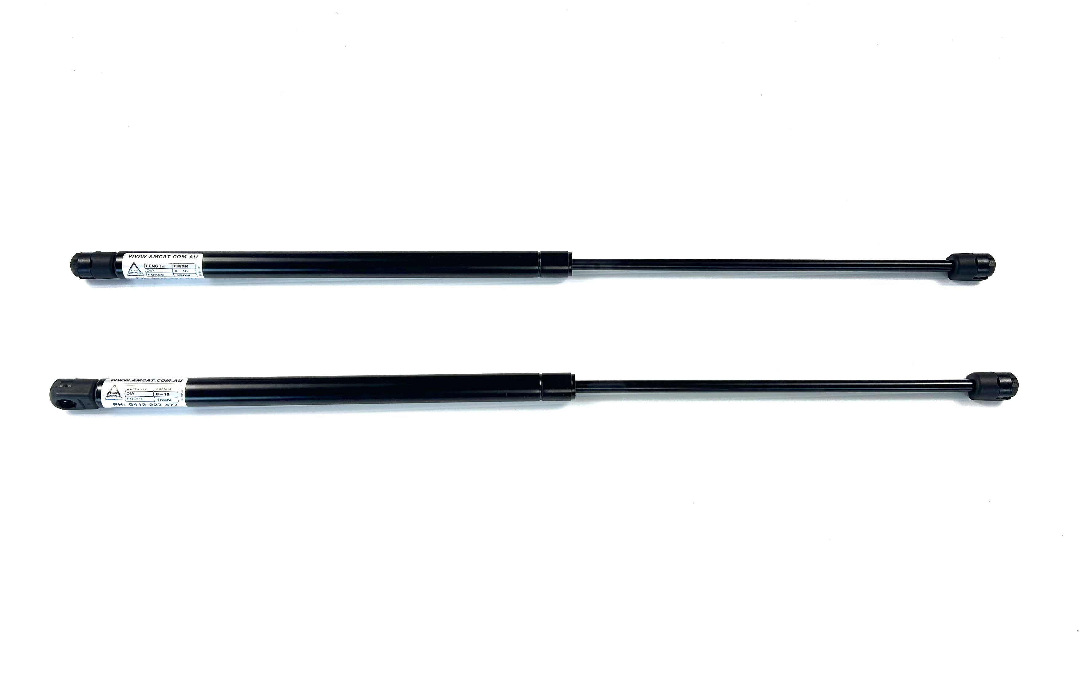 PJ PK Ford Ranger 1P & 3P EGR Plastic Ute Lid Hard Tonneau Covers M10-M10 Ball Heads 585mm x 150n