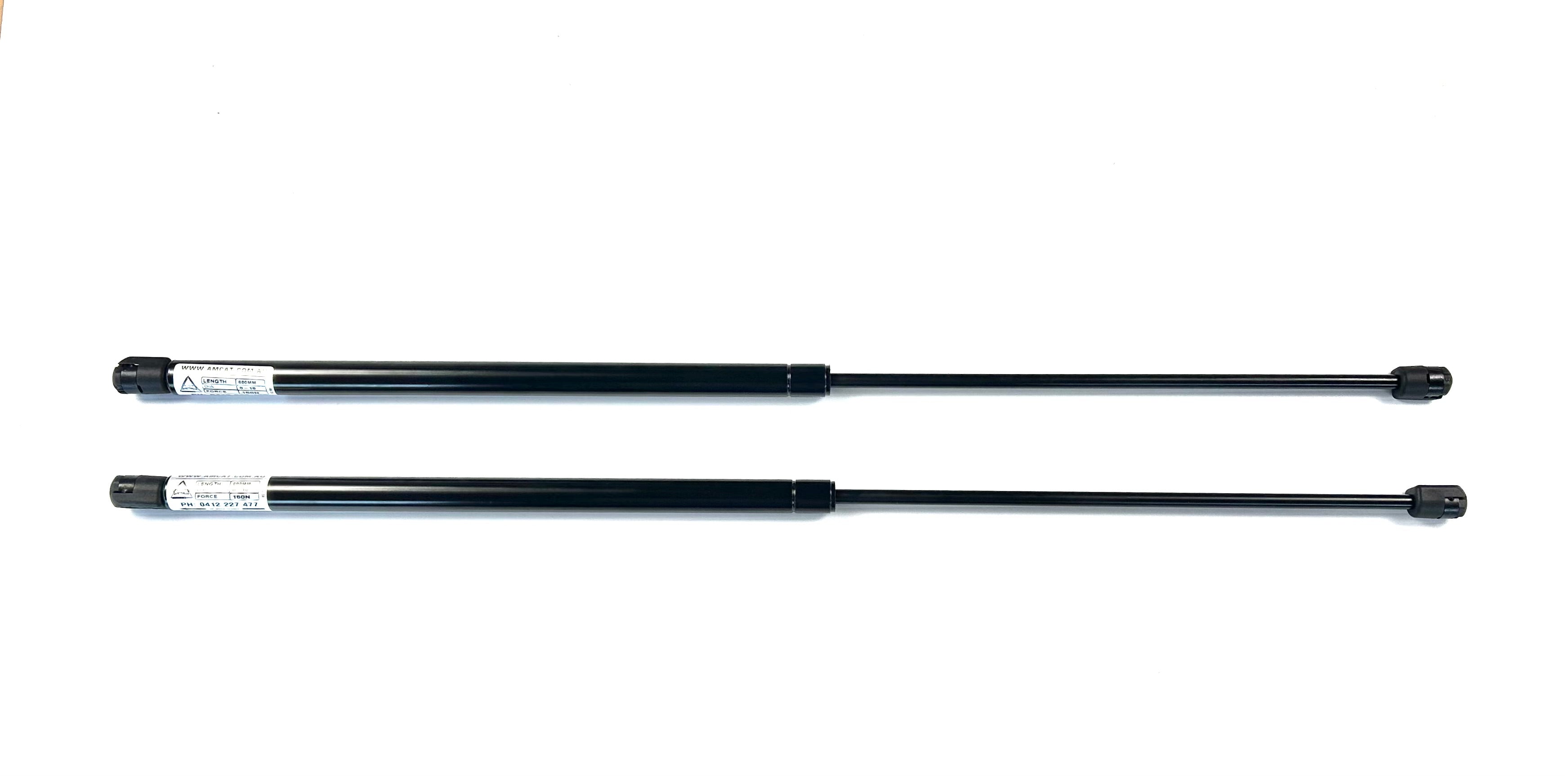 Isuzu D-Max 2012-2020 Gas Strut EGR Plastic Ute Lid Cover M10-M10 Ball Heads 680mm x 150n
